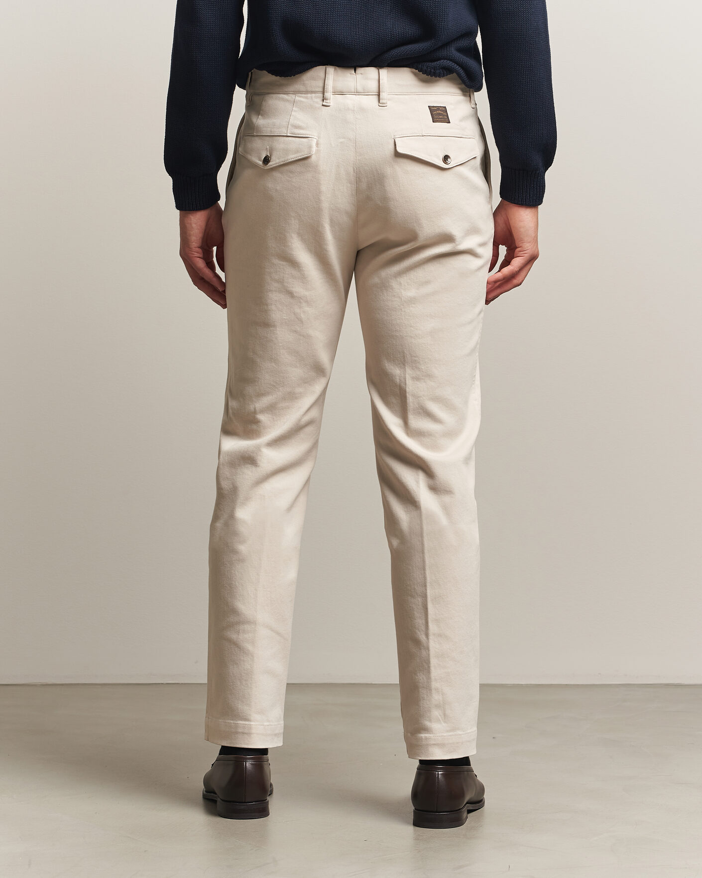 Men | Trousers | Incotex | Regular Fit Cover Chinos Off White