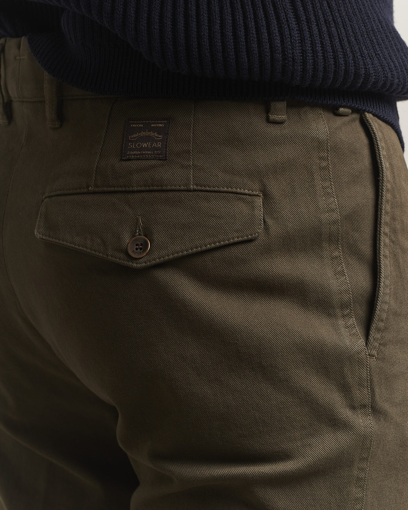 Men | Trousers | Incotex | Regular Fit Cover Chinos Dark Green