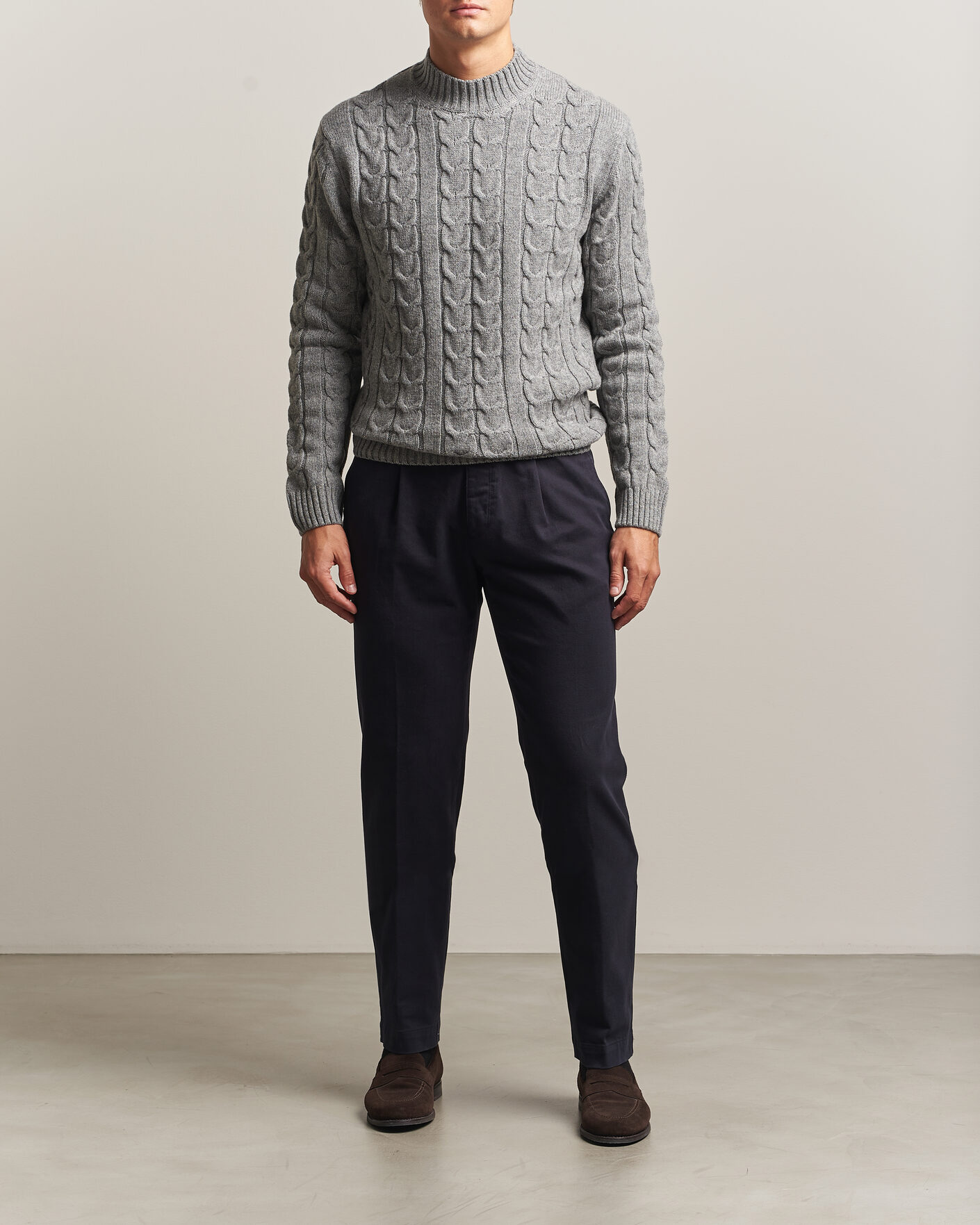 Men | Trousers | Incotex | Regular Fit Cover Chinos Navy