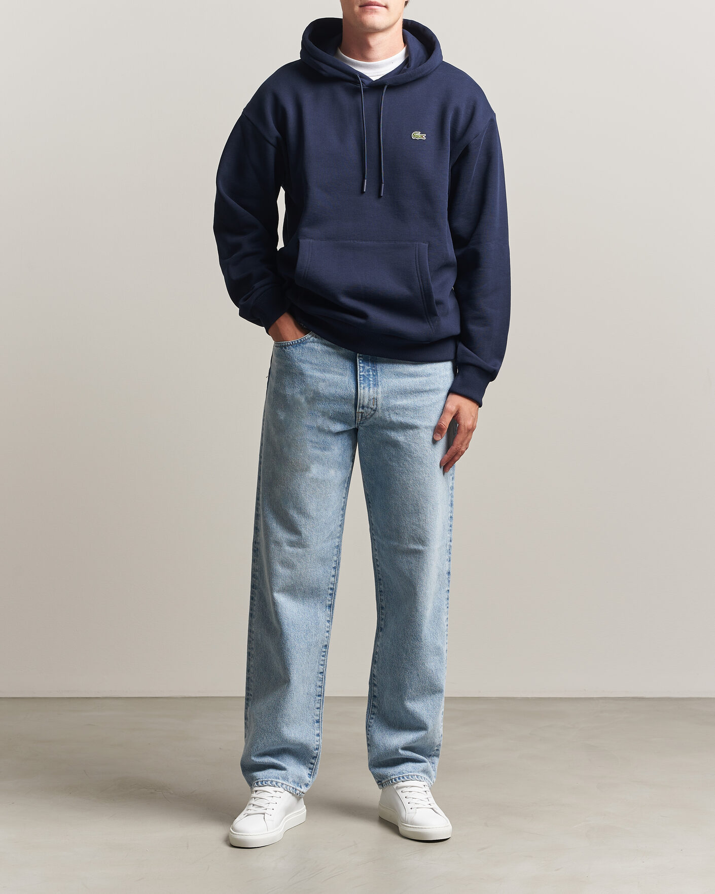 Men | Sweaters & Knitwear | Lacoste | Hoodie Navy Blue