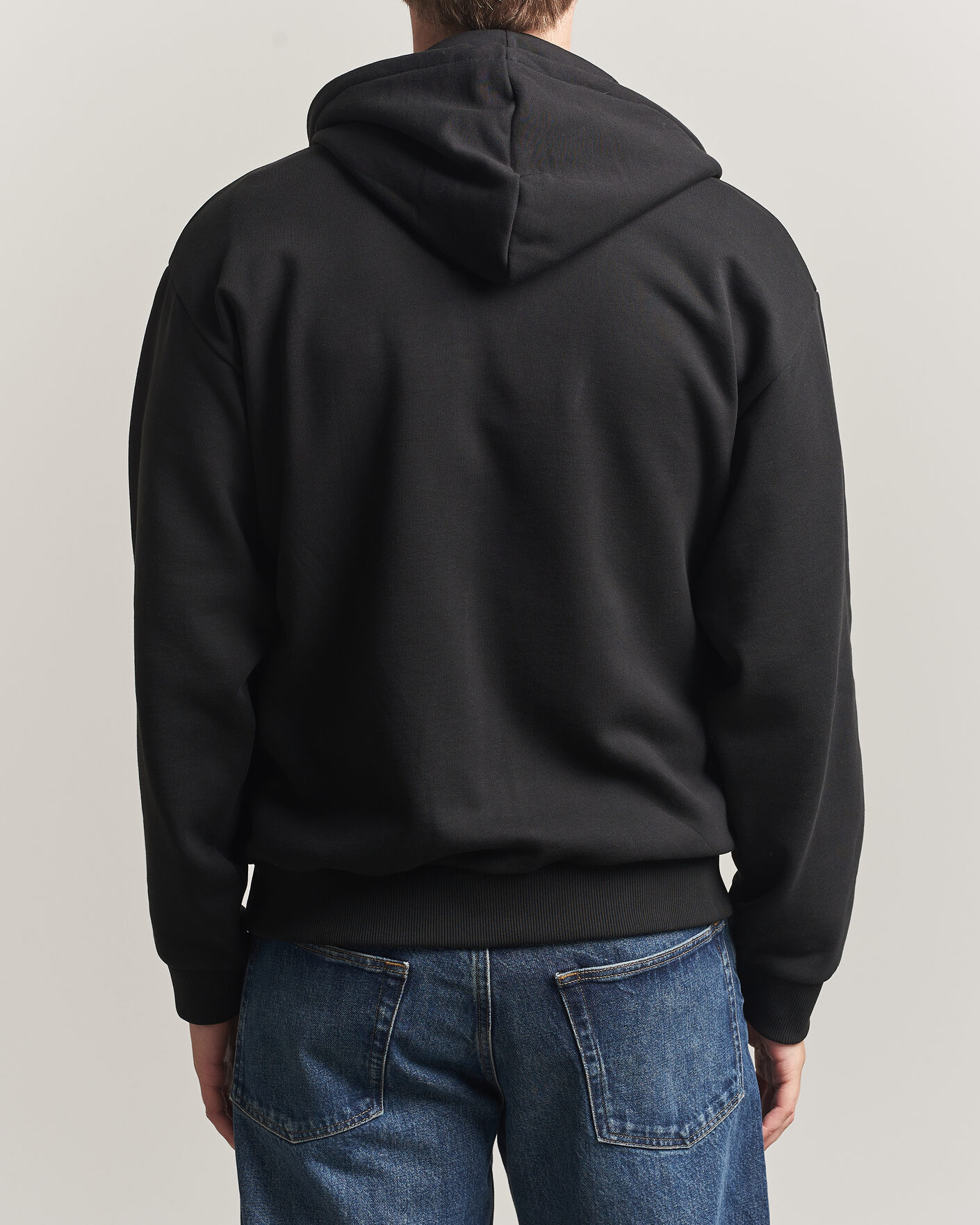 Men | Sweaters & Knitwear | Lacoste | Full Zip Hoodie Black