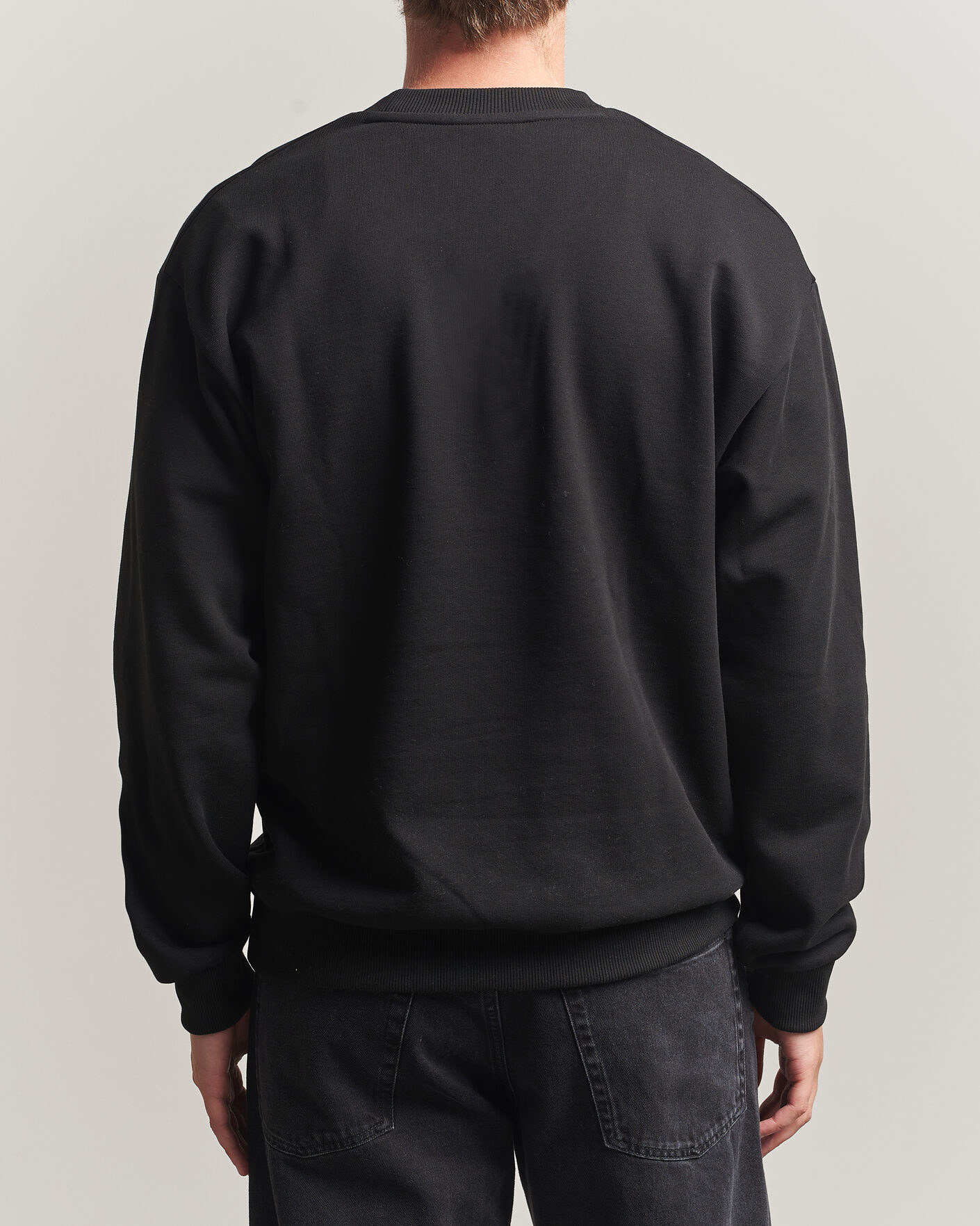 Men | Sweaters & Knitwear | Lacoste | Crew Neck Sweatshirt Black