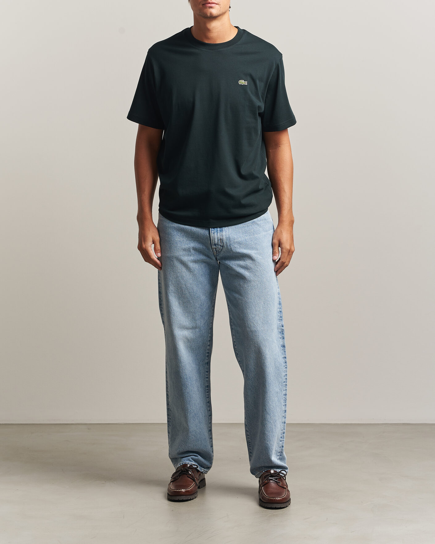 Men | T-Shirts | Lacoste | Crew Neck T-Shirt Dark Varech
