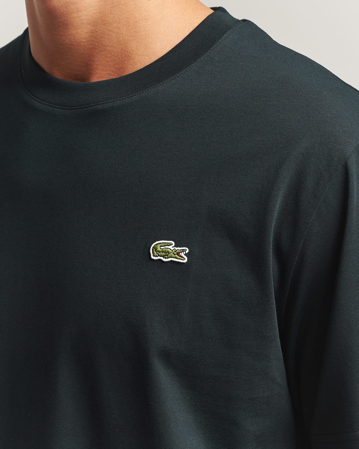 Men | T-Shirts | Lacoste | Crew Neck T-Shirt Dark Varech