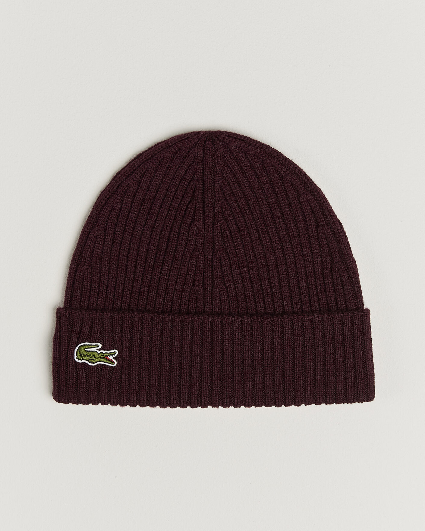 Men | Beanies | Lacoste | Wool Knitted Beanie Oxalis