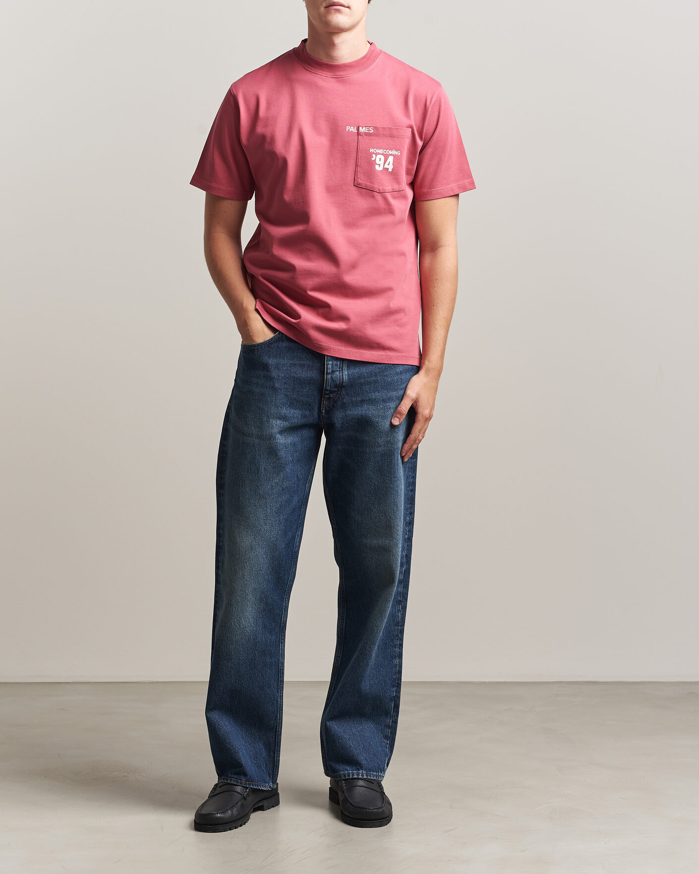 Men | T-Shirts | Palmes | Forever Pocket T-Shirt Red