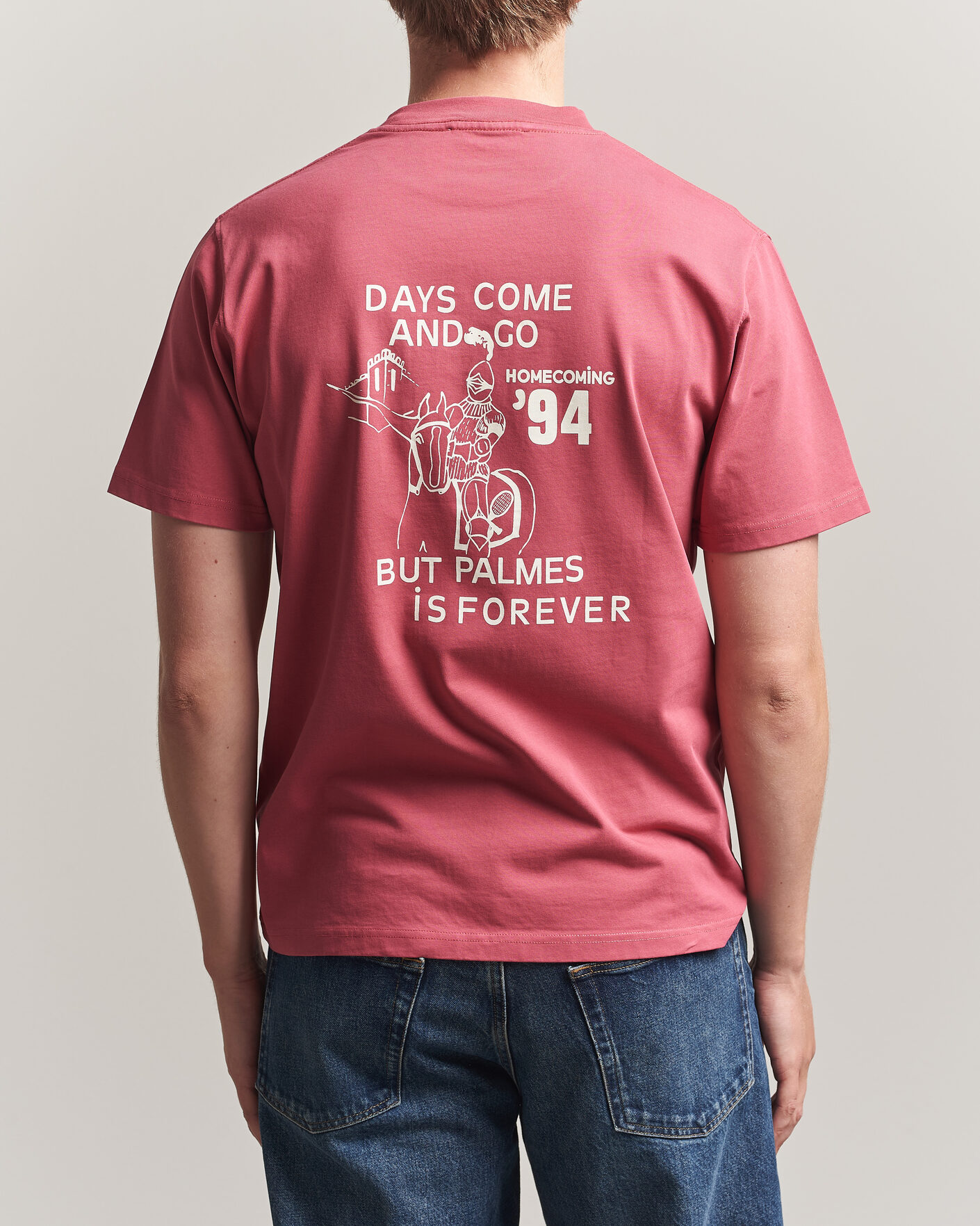 Men | T-Shirts | Palmes | Forever Pocket T-Shirt Red