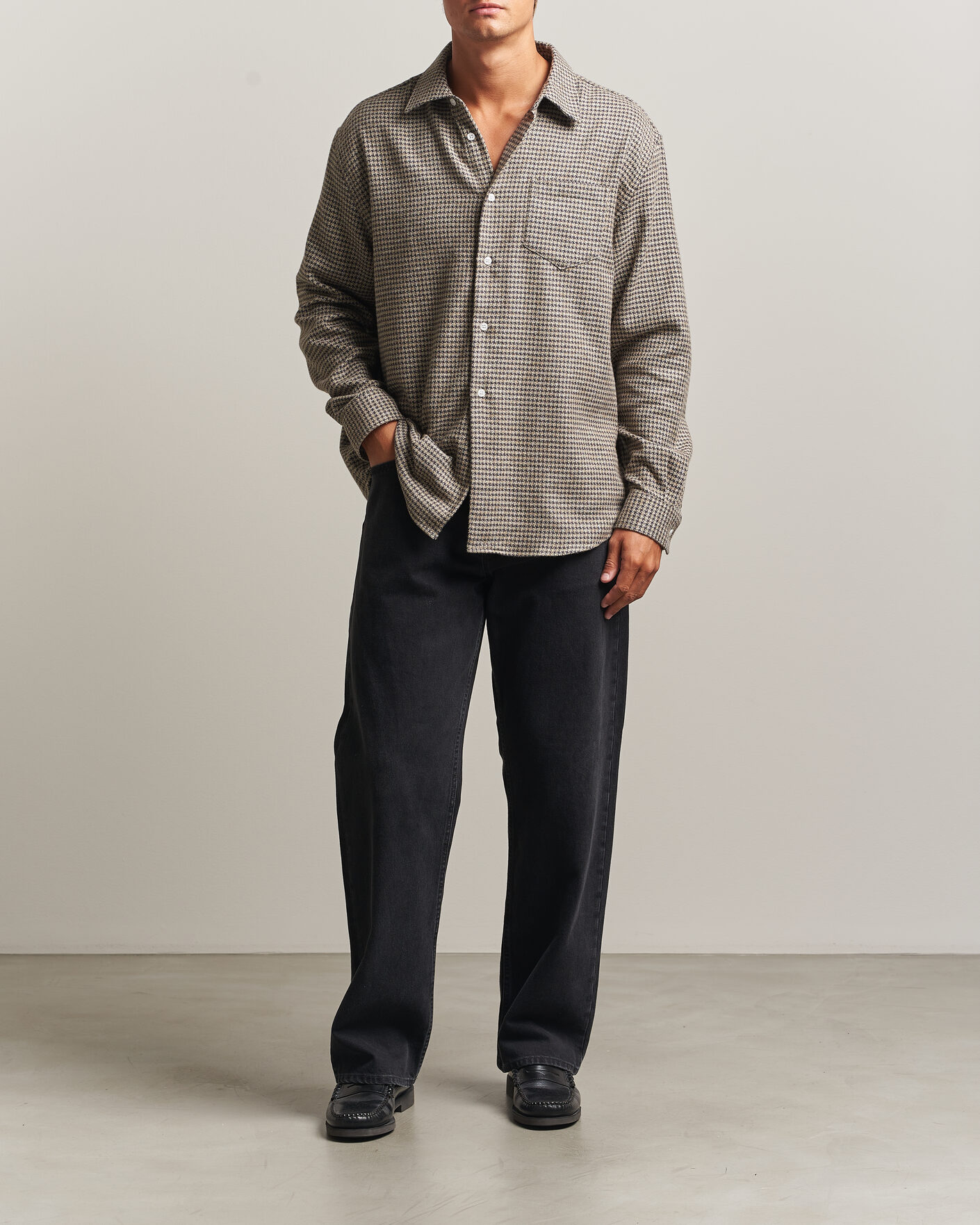 Men | Shirts | Palmes | Serve Shirt Olive Check