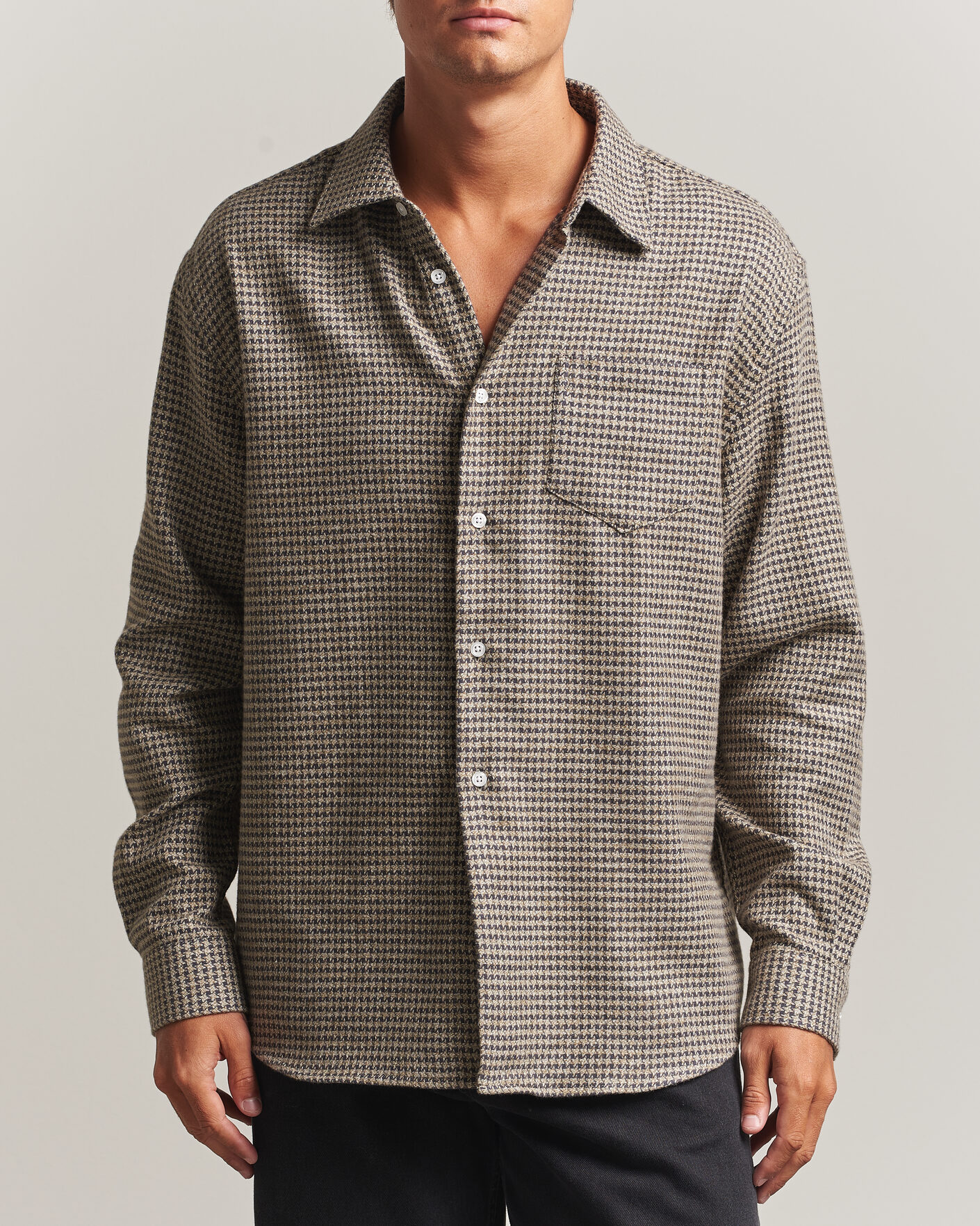Men | Shirts | Palmes | Serve Shirt Olive Check