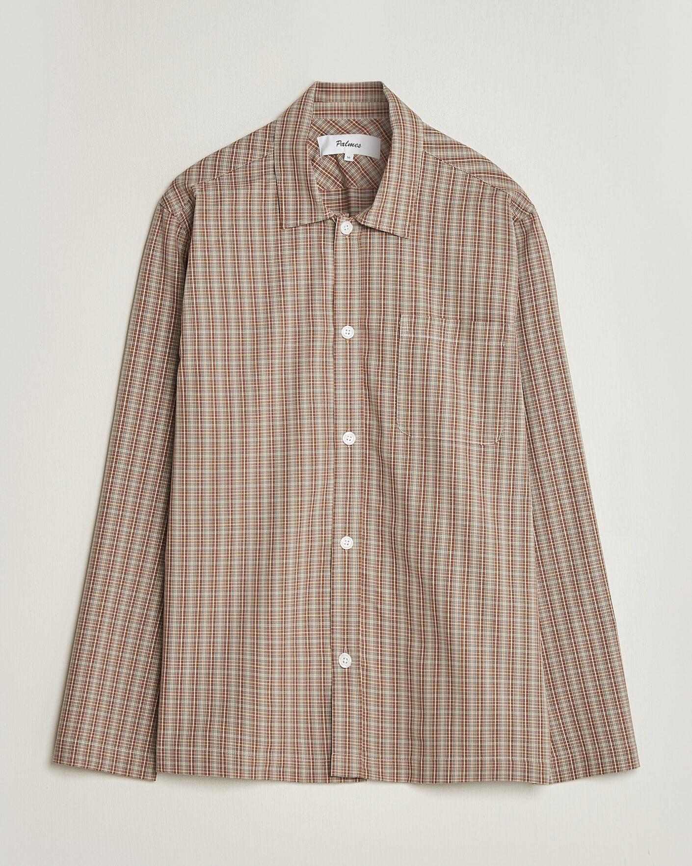 Men | Shirts | Palmes | Fault Shirt Brown Check
