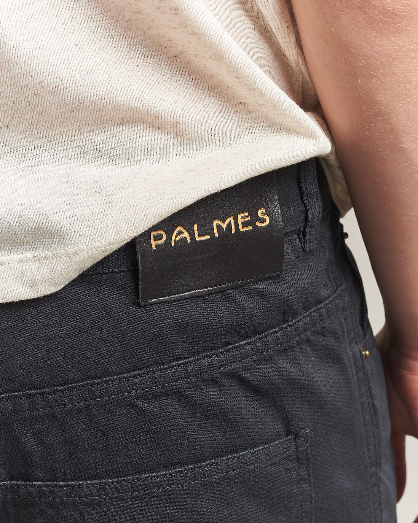 Men | Trousers | Palmes | Coarse Trousers Black