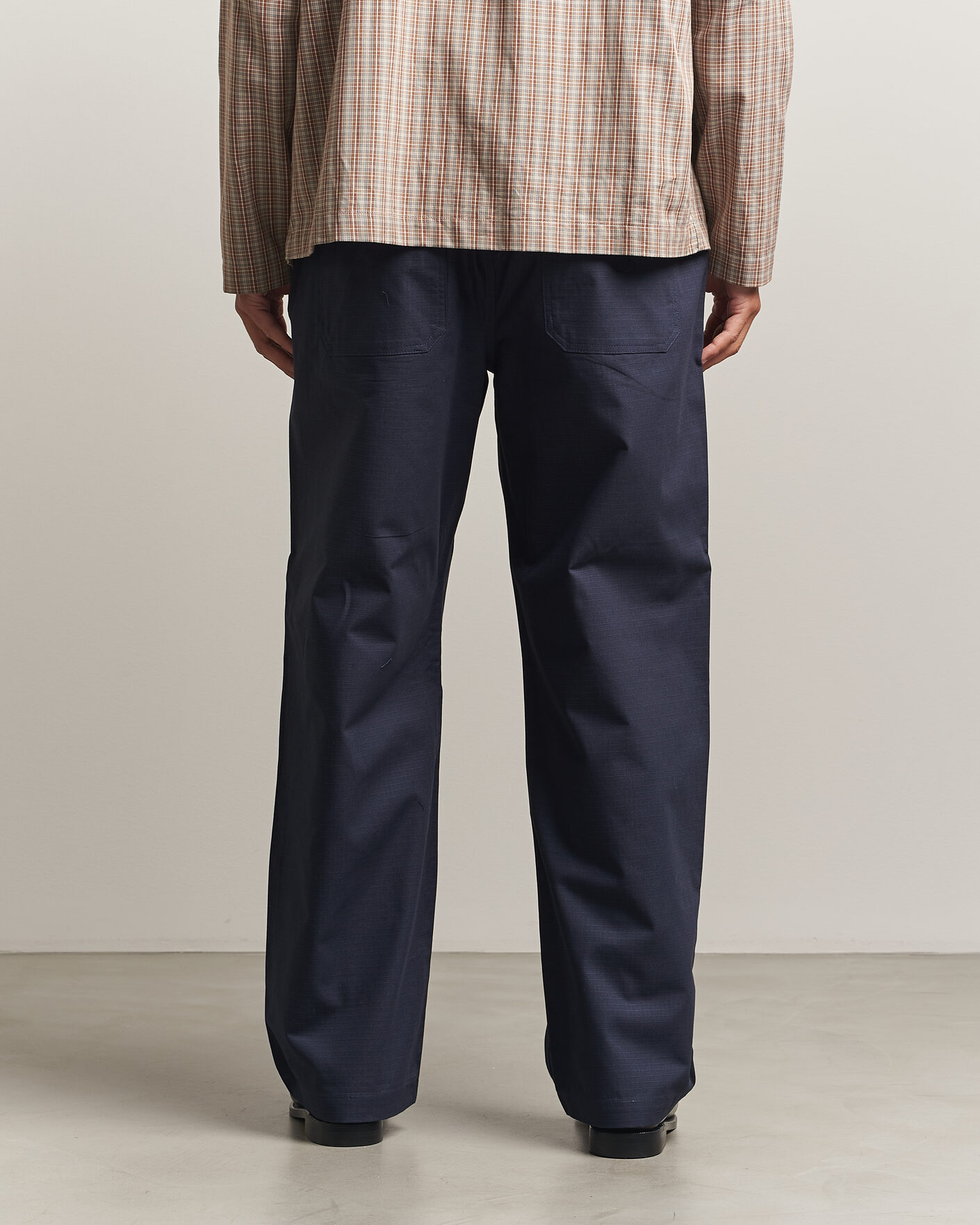 Men | Trousers | Palmes | Lucien Ripstop Trousers Navy
