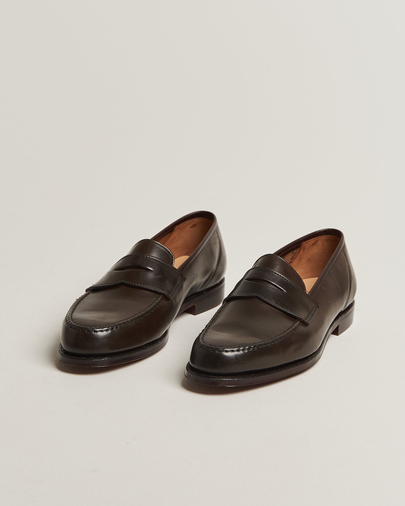 Men | Loafers | Crockett & Jones | Harvard Dark Brown Shell Cordovan