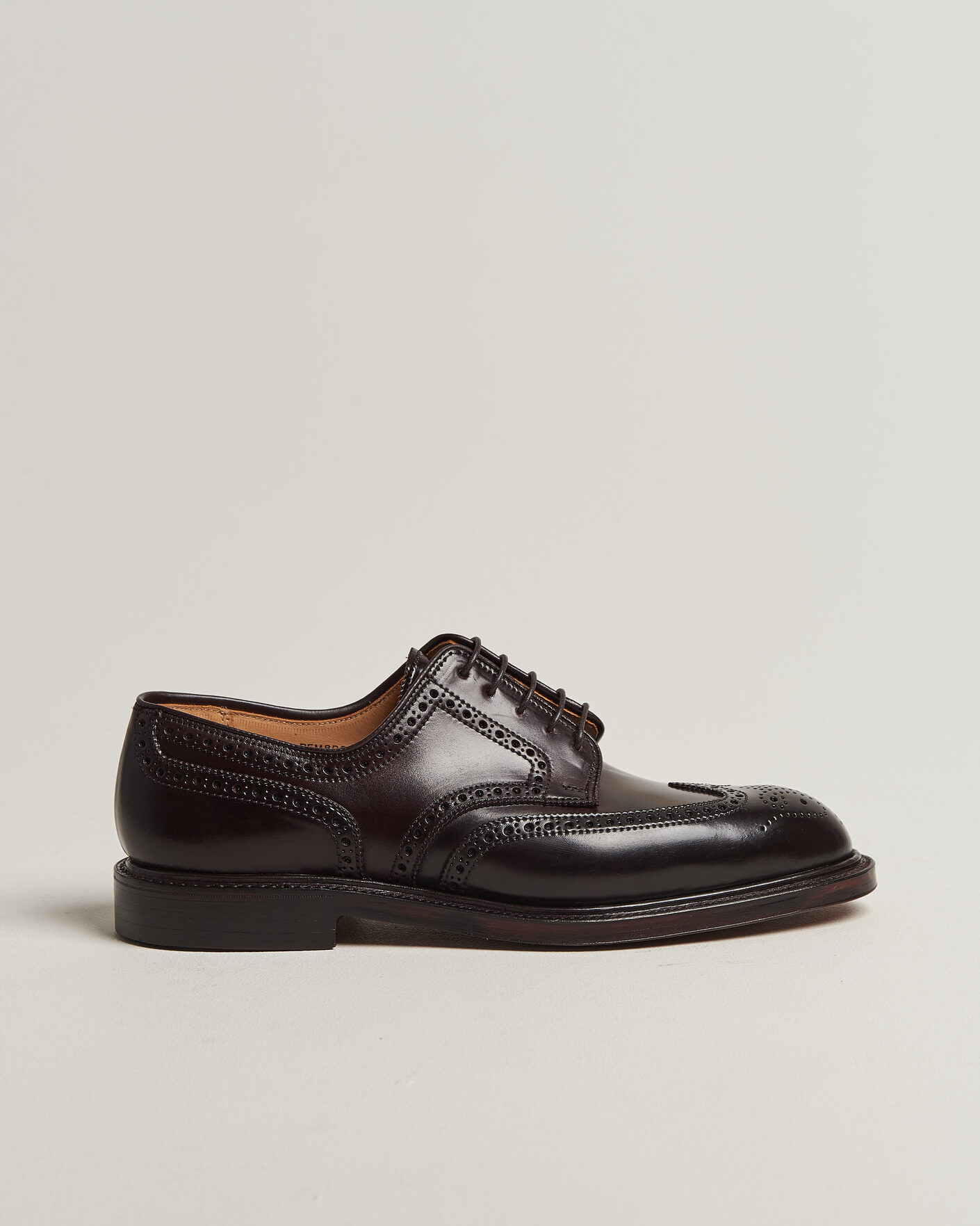 Men | Brogues | Crockett & Jones | Pembroke Burgundy Shell Cordovan