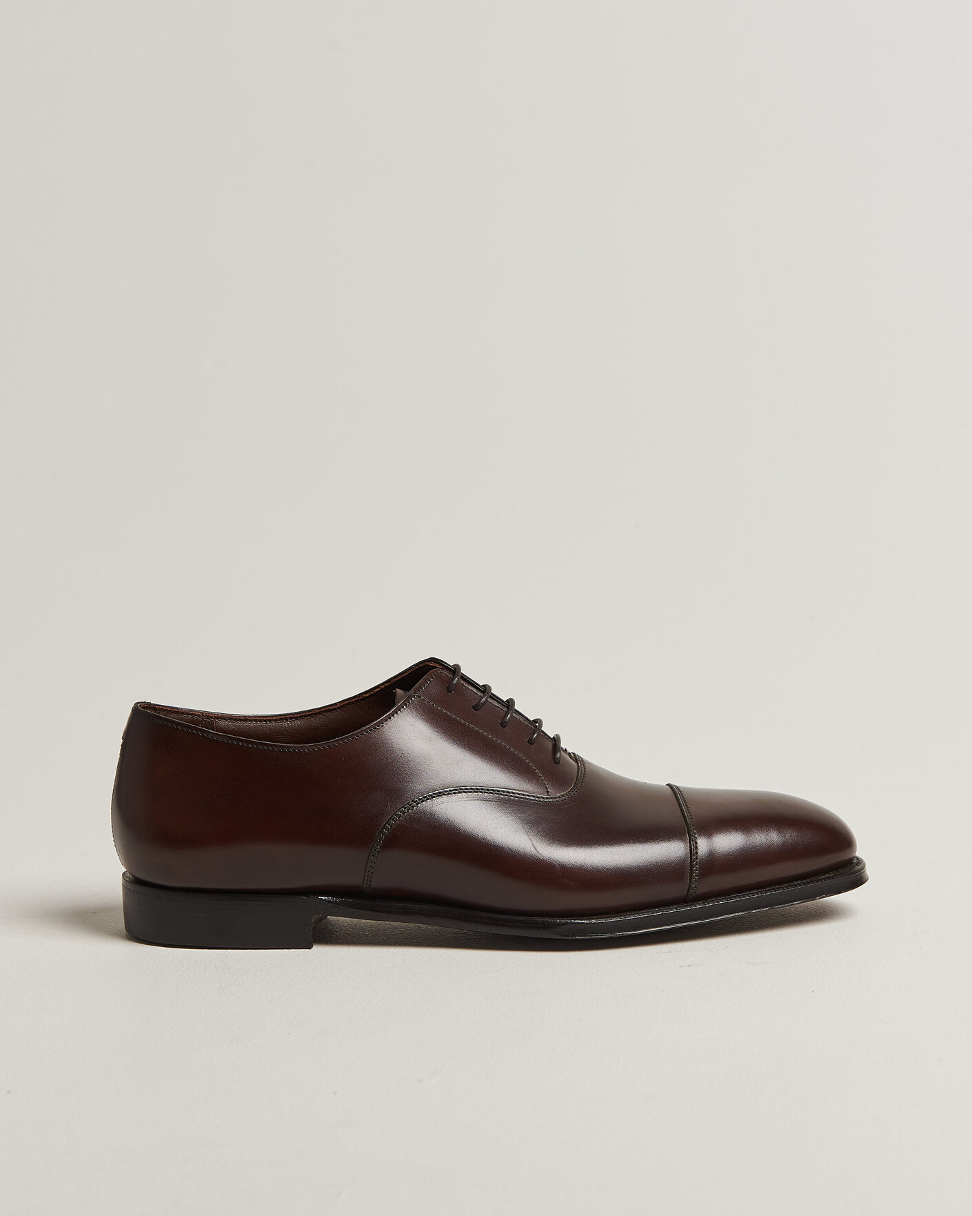 Men | Oxford Shoes | Crockett & Jones | Audley Handgrade Oxford Dark Brown Antique Calf