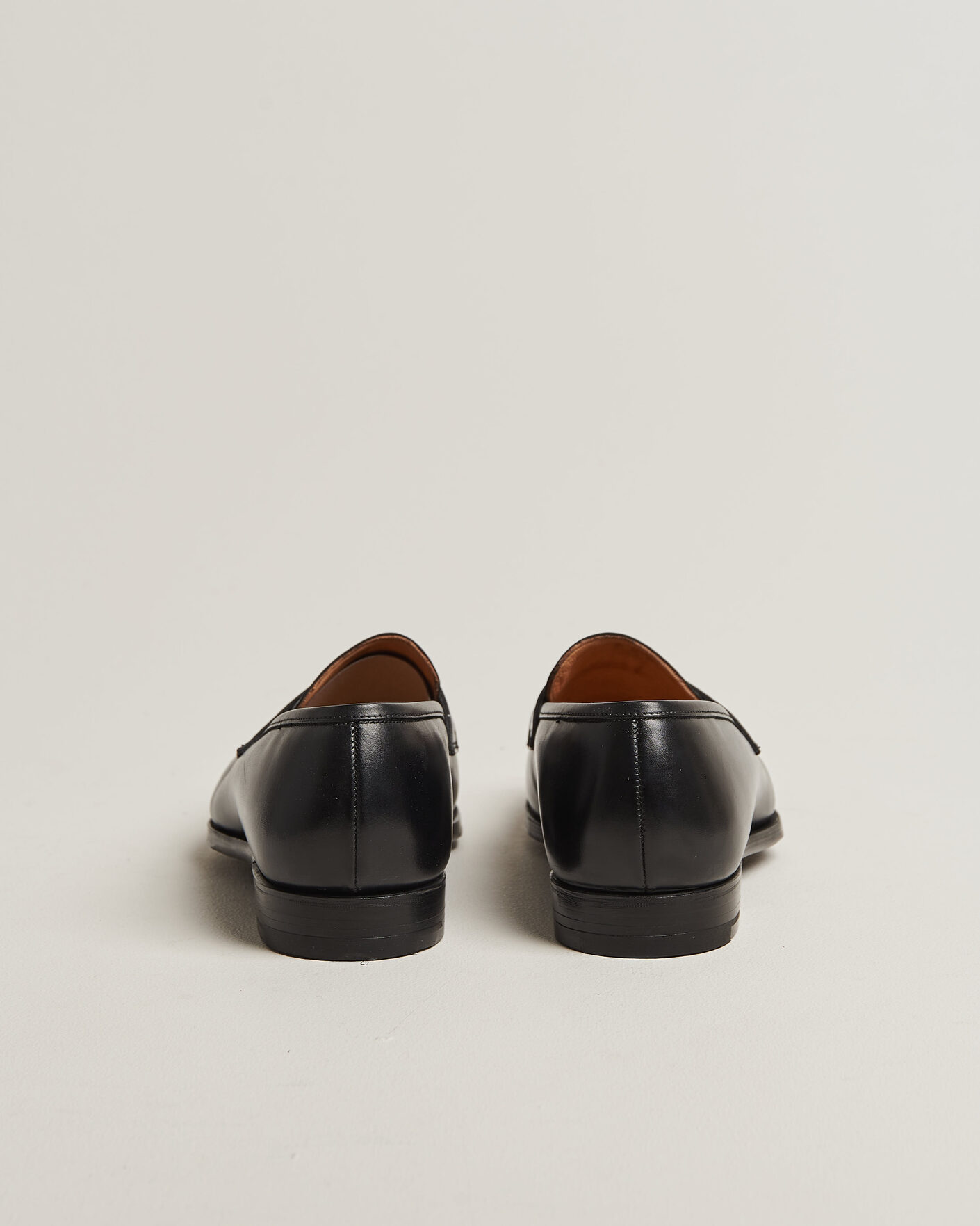Men | Loafers | Crockett & Jones | Crawford Handgrade Penny Loafer Black Calf
