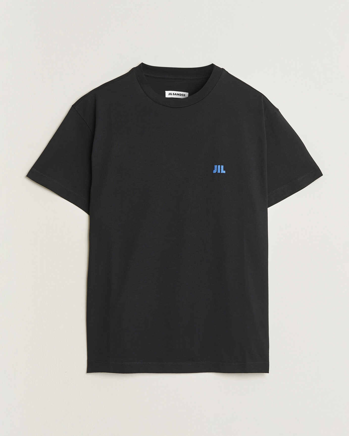 Jil Sander Short Sleeve Jil Logo T-Shirt Black at CareOfCarl.com