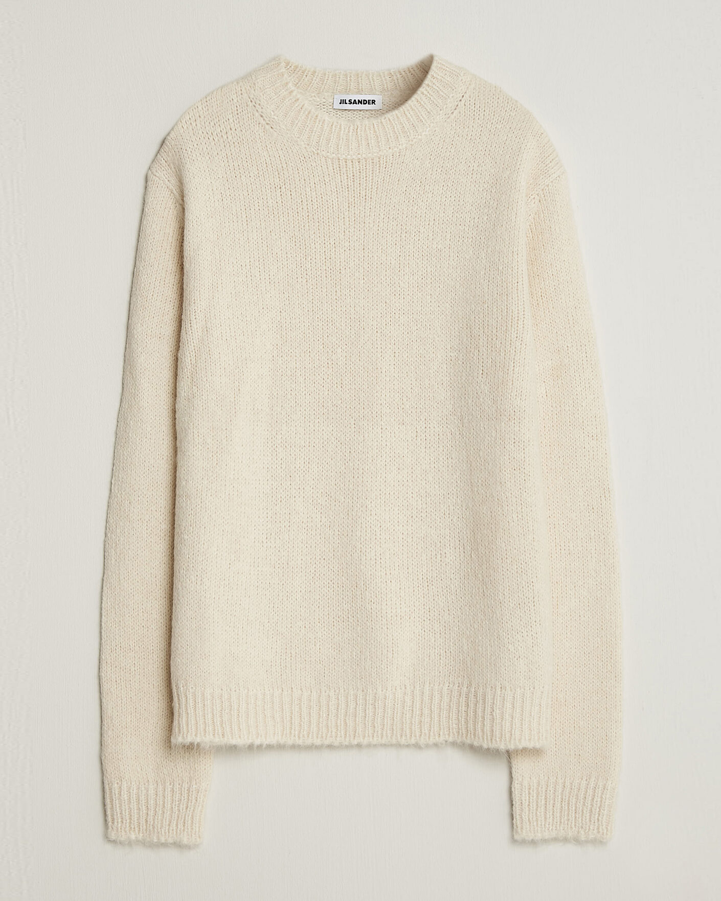 Men | Sweaters & Knitwear | Jil Sander | Rib Knit Sweater Off White