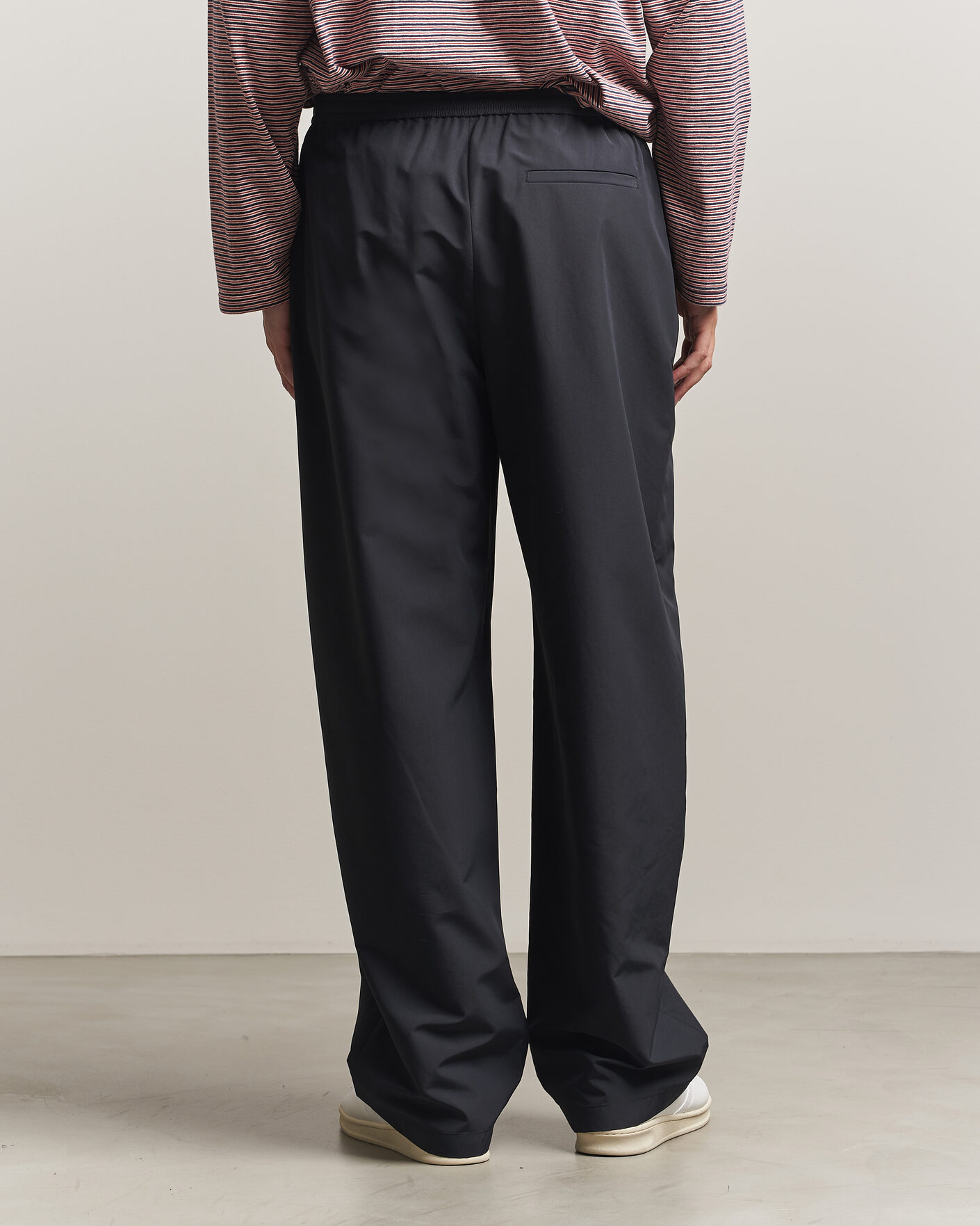 Jil Sander Drawstring Trousers Black at CareOfCarl.com