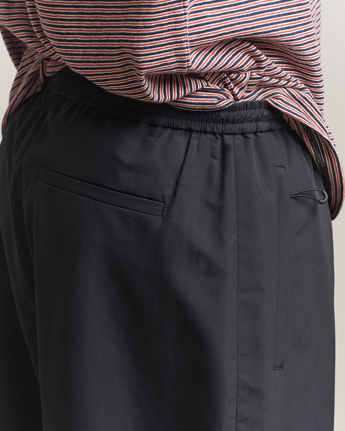 Men | Trousers | Jil Sander | Drawstring Trousers Black