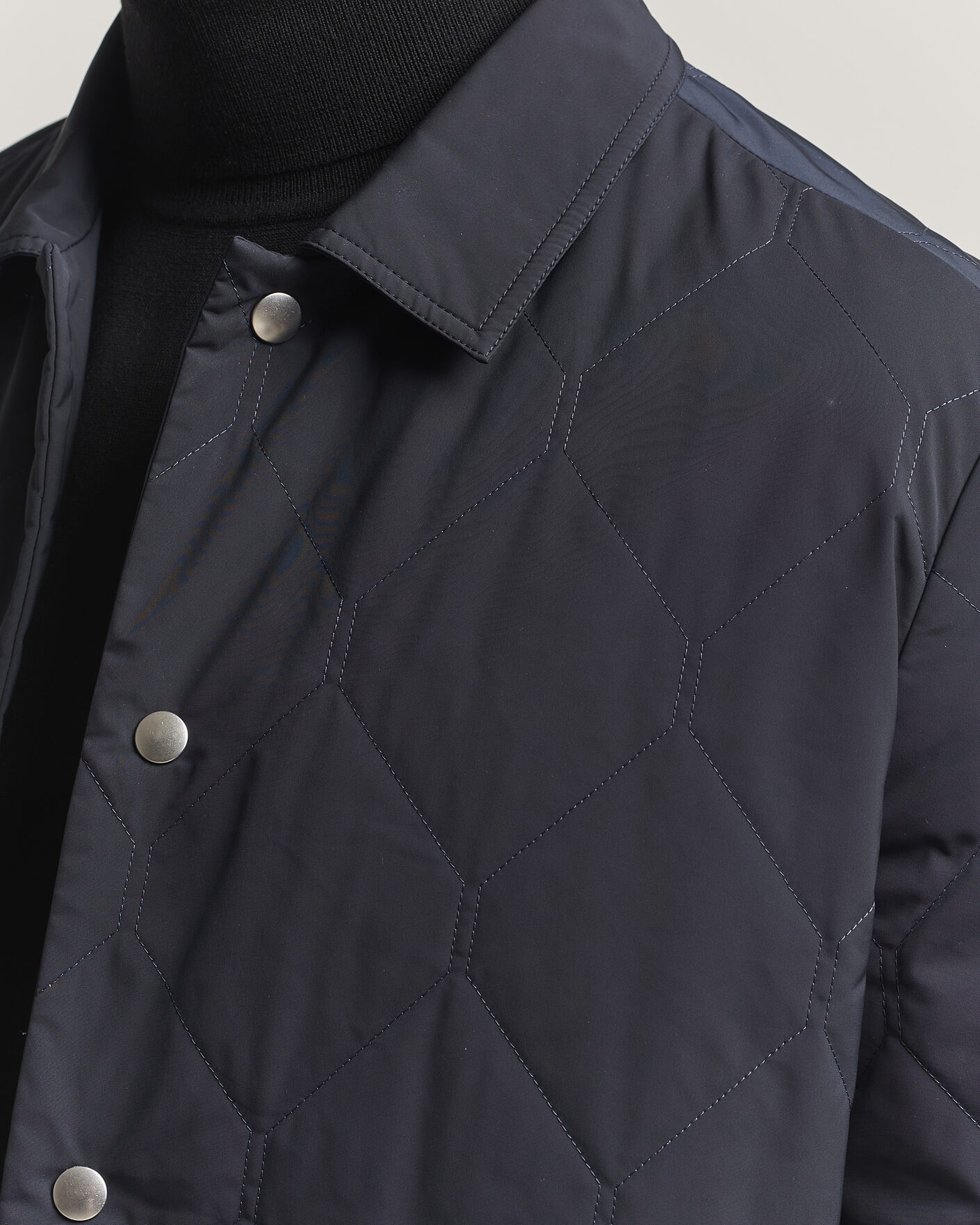 Men | Coats & Jackets | Jil Sander | Quilted Down Jacket Navy
