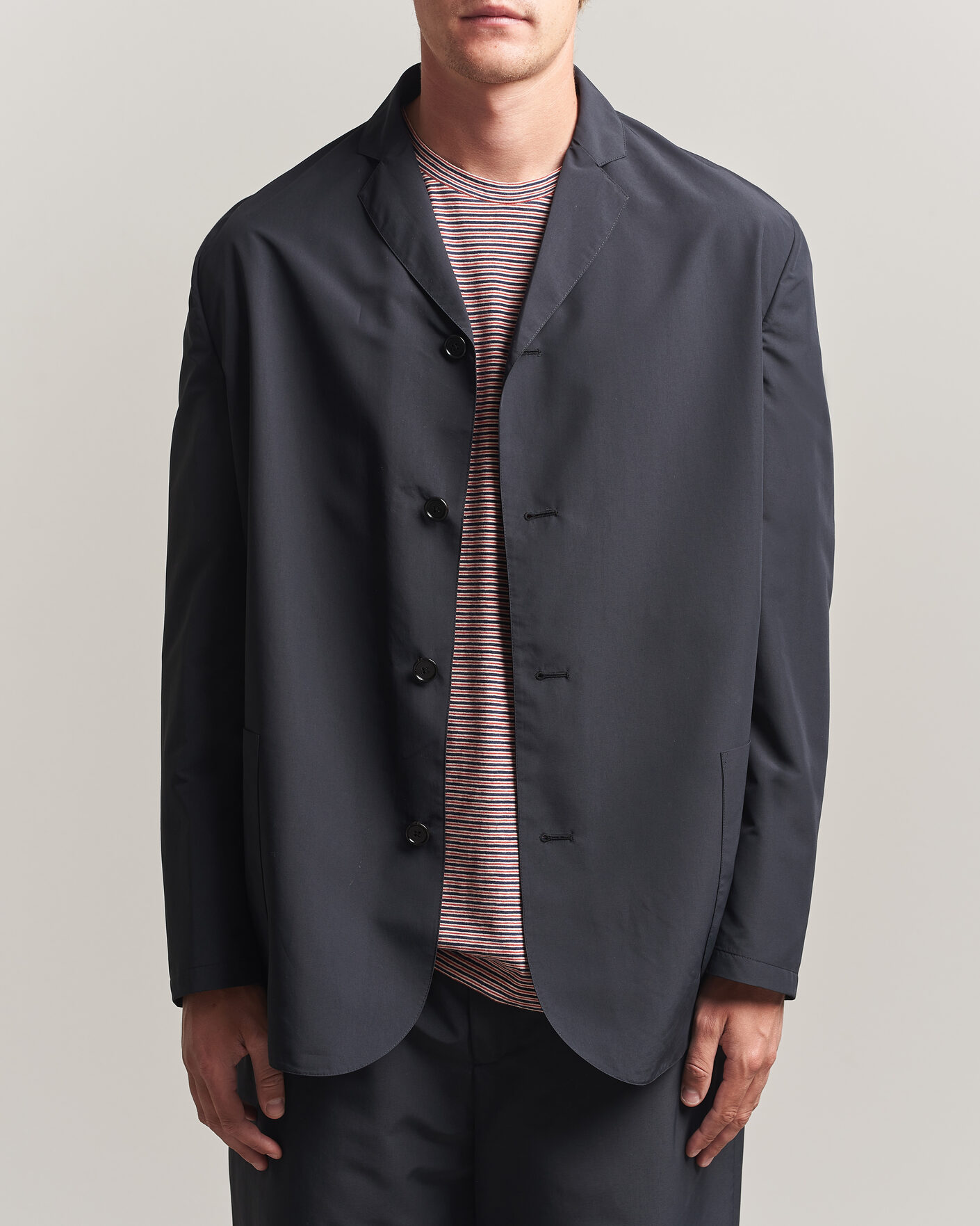 JIL SANDER（ジルサンダー）　SPORT JACKET E 01 Jil Sander Sports Jacket Black at CareOfCarl.com