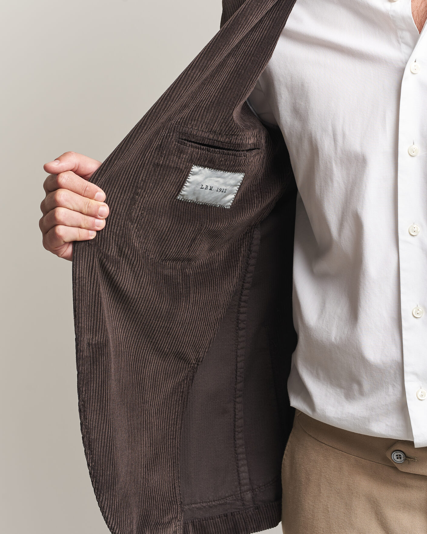Men | Blazers | L.B.M. 1911 | Jack Corduroy Blazer Brown