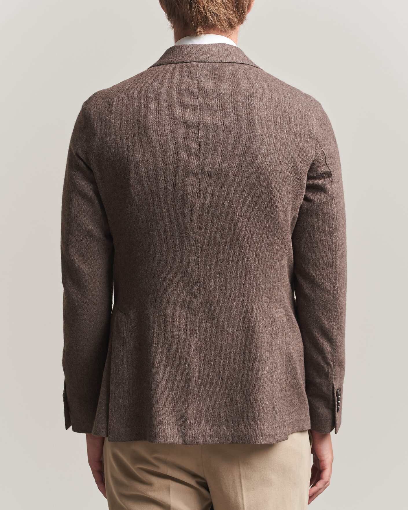 Men | Blazers | L.B.M. 1911 | Jack Knitted Cashmere Mix Blazer Brown