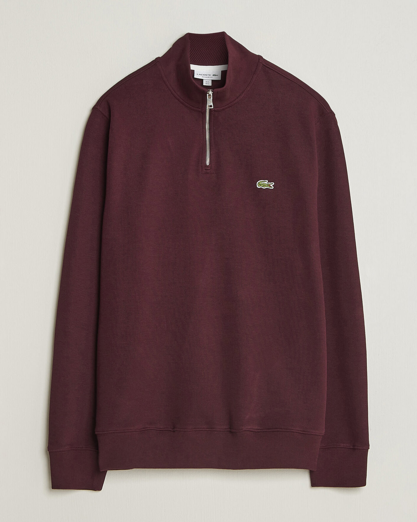 Men | Sweaters & Knitwear | Lacoste | Rib Interlock Half Zip Oxalis