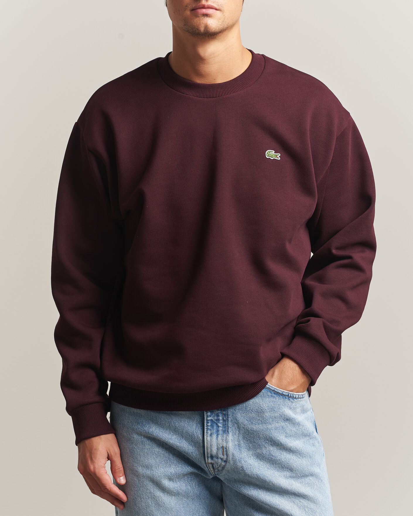 Men | Sweaters & Knitwear | Lacoste | Crew Neck Sweatshirt Oxalis