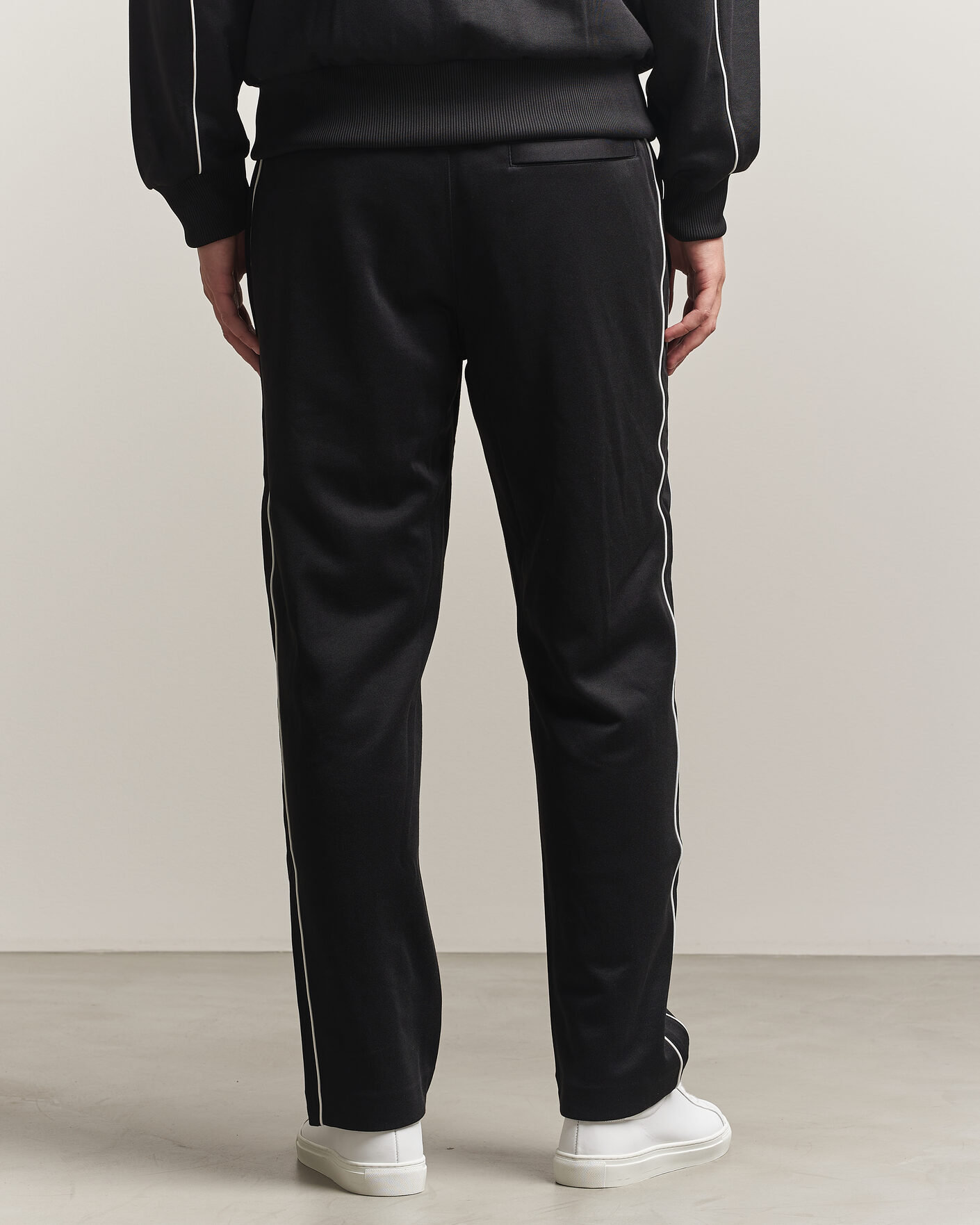 Men | Trousers | Lacoste | Piqué Track Pants Black