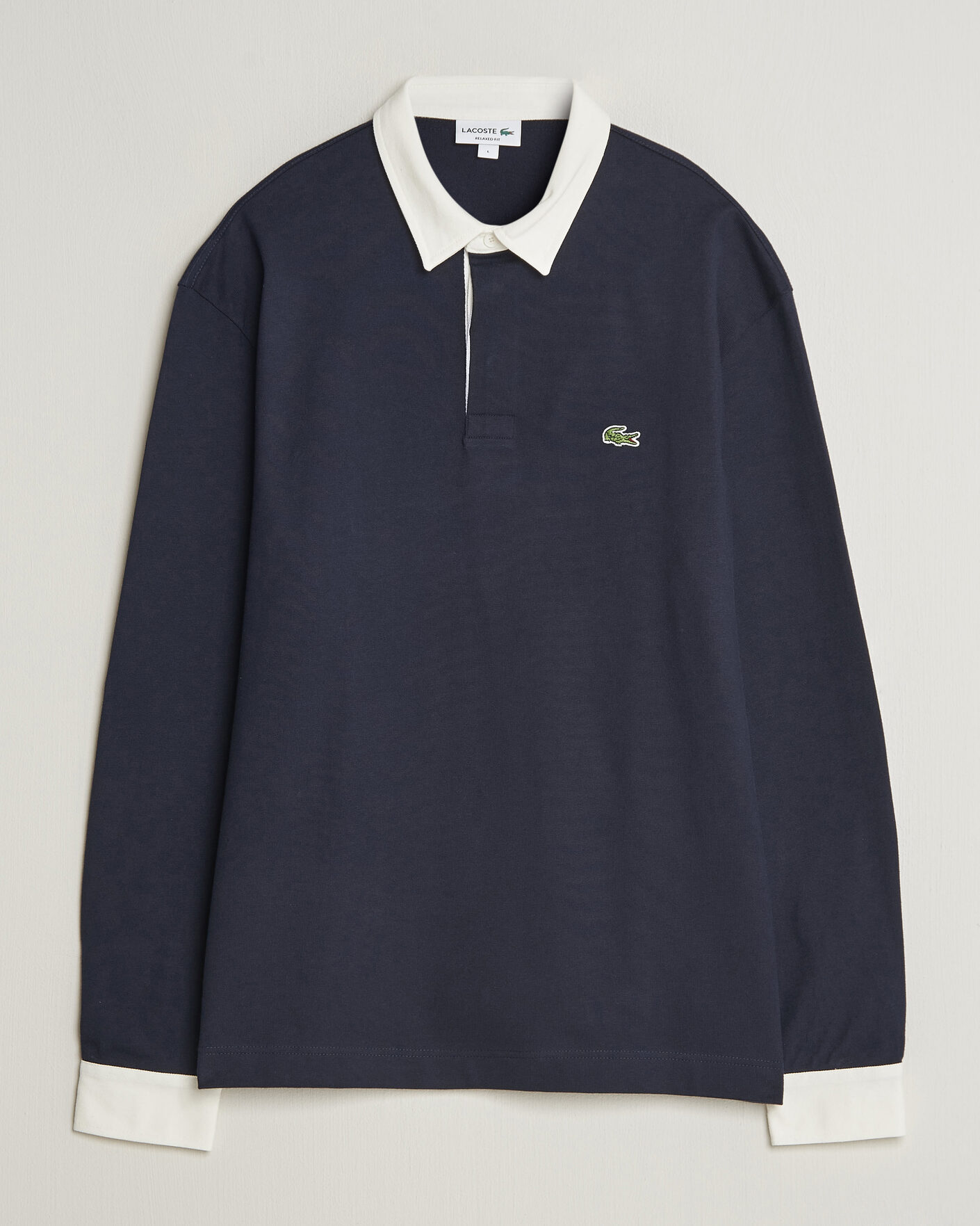 Men | Sweaters & Knitwear | Lacoste | Heavy Cotton Rugger Dark Navy