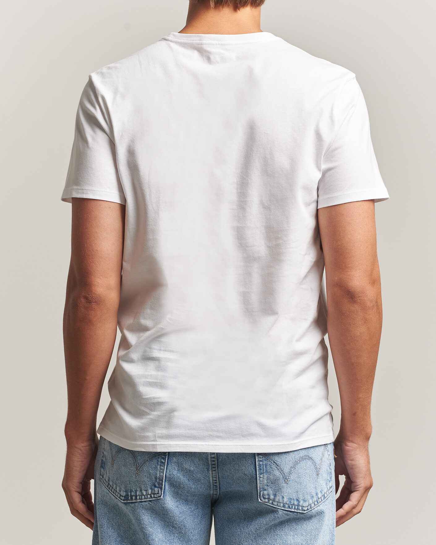 Men | T-Shirts | Lacoste | 3-Pack Crew Neck T-Shirt White