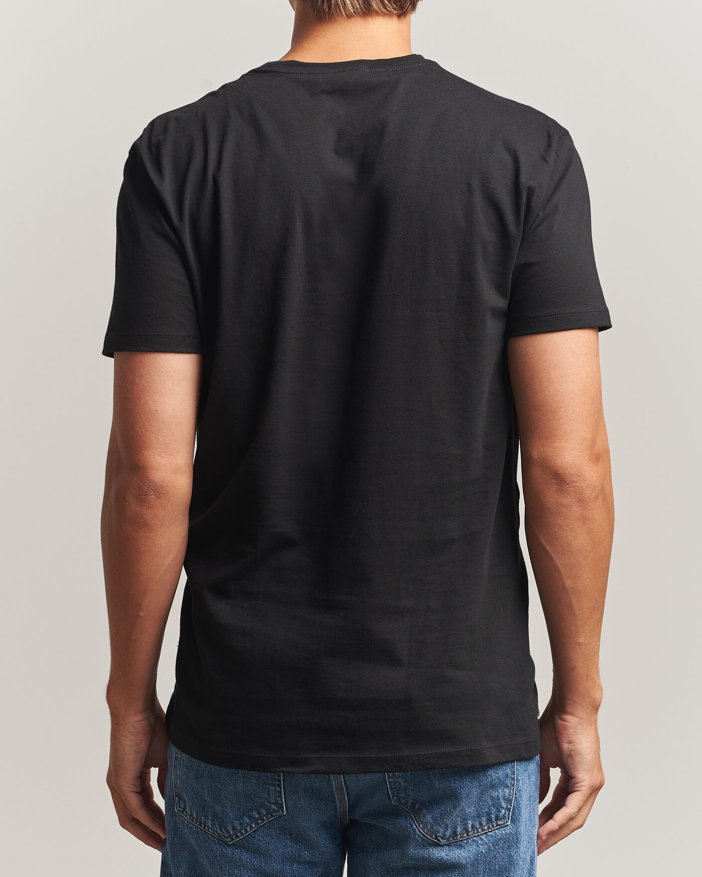 Men | T-Shirts | Lacoste | 3-Pack Crew Neck T-Shirt Black