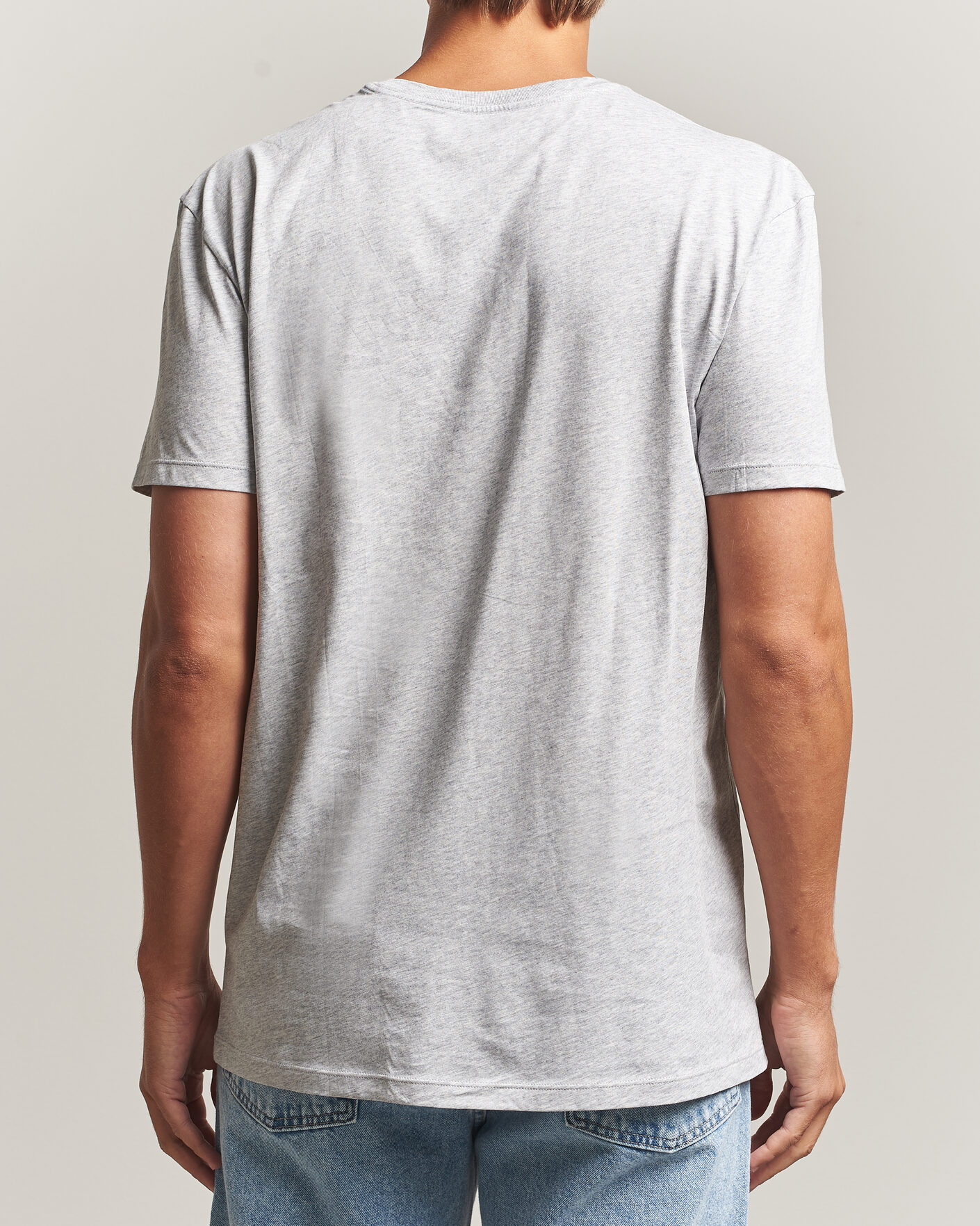 Men | T-Shirts | Lacoste | 3-Pack Crew Neck T-Shirt White/Grey/Black