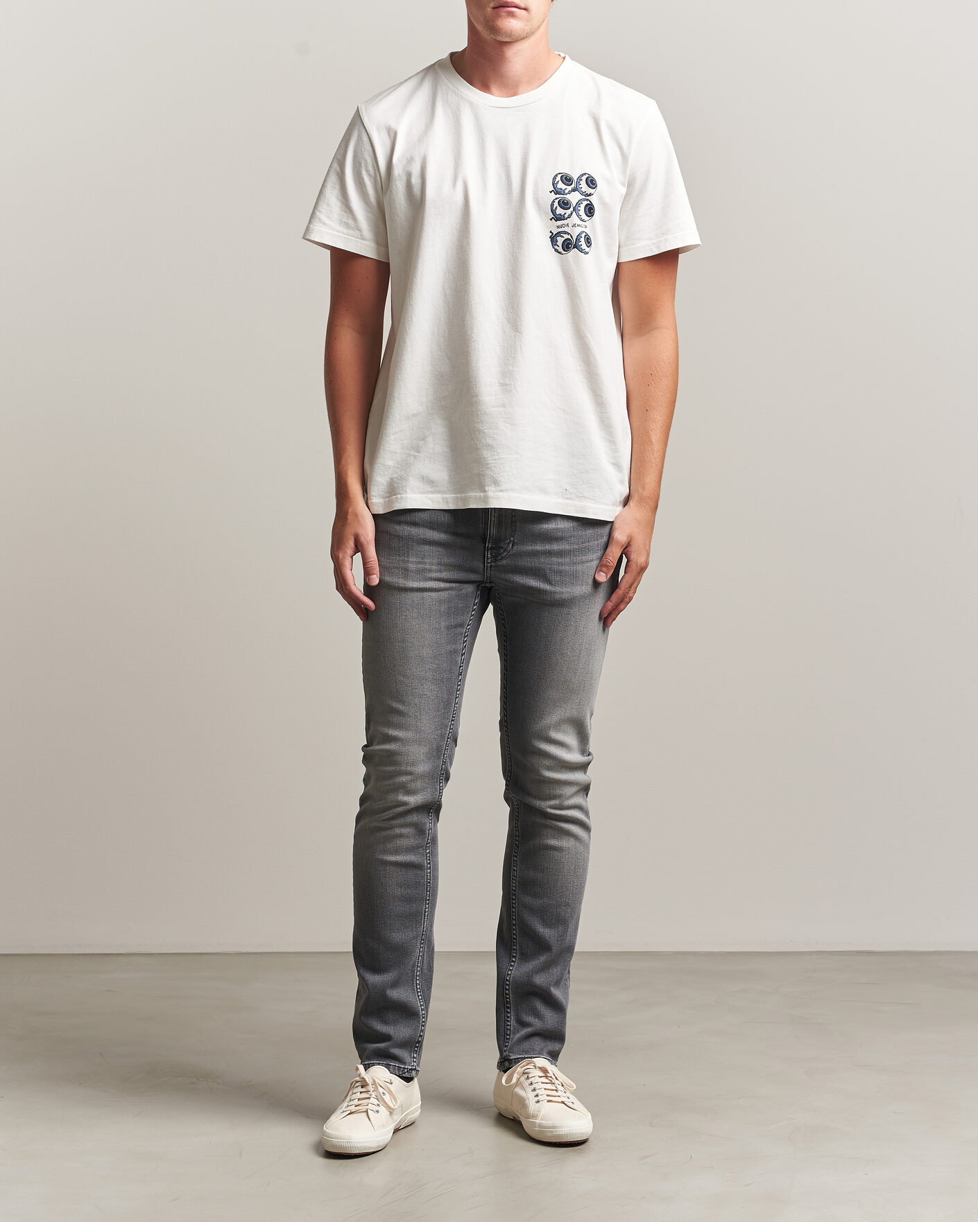Men | Jeans | Nudie Jeans | Lean Dean Jeans Grey Wave