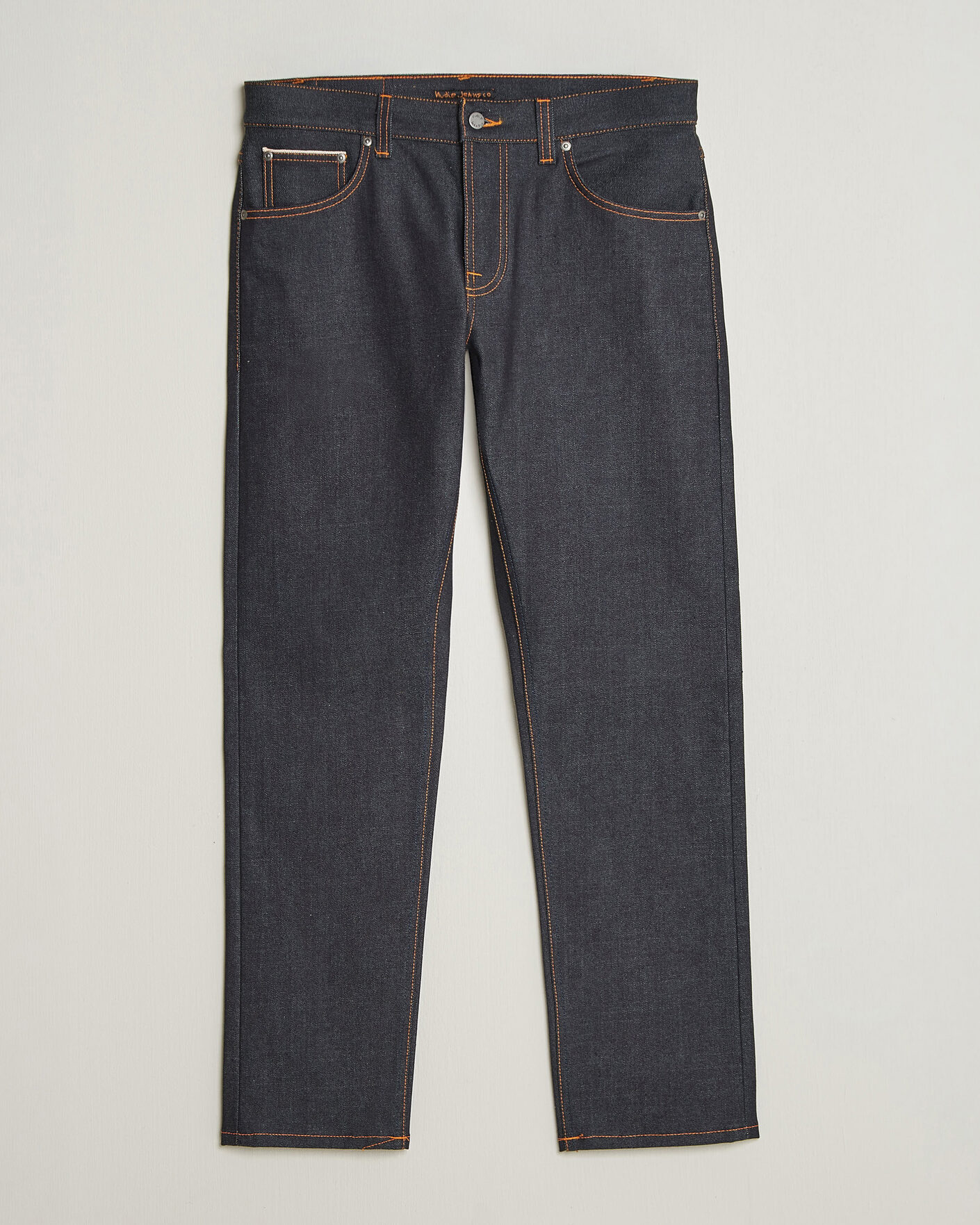 Men | Jeans | Nudie Jeans | Solid Ollie Jeans Dry Japan Selvage