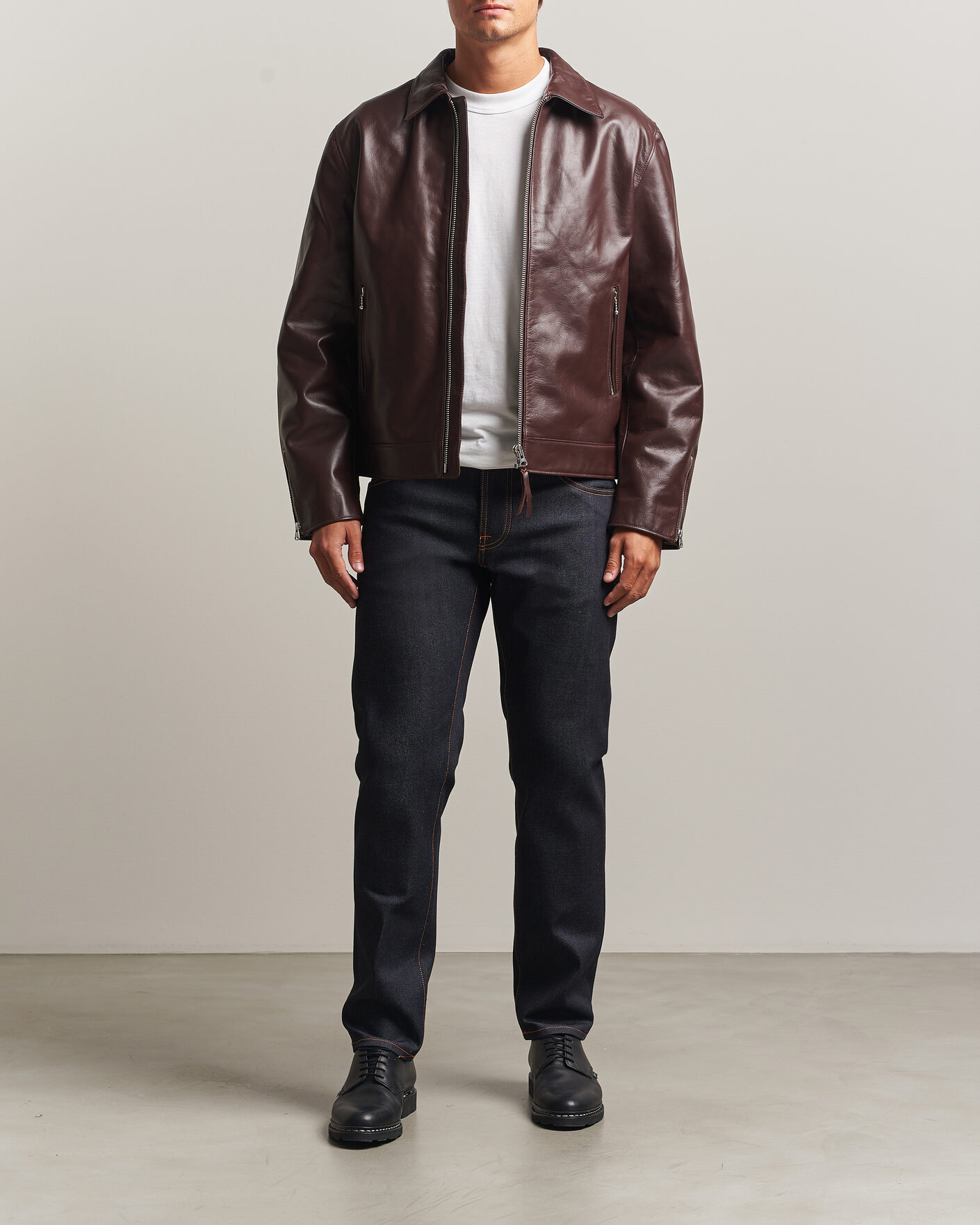 Men | Jeans | Nudie Jeans | Solid Ollie Jeans Dry Japan Selvage
