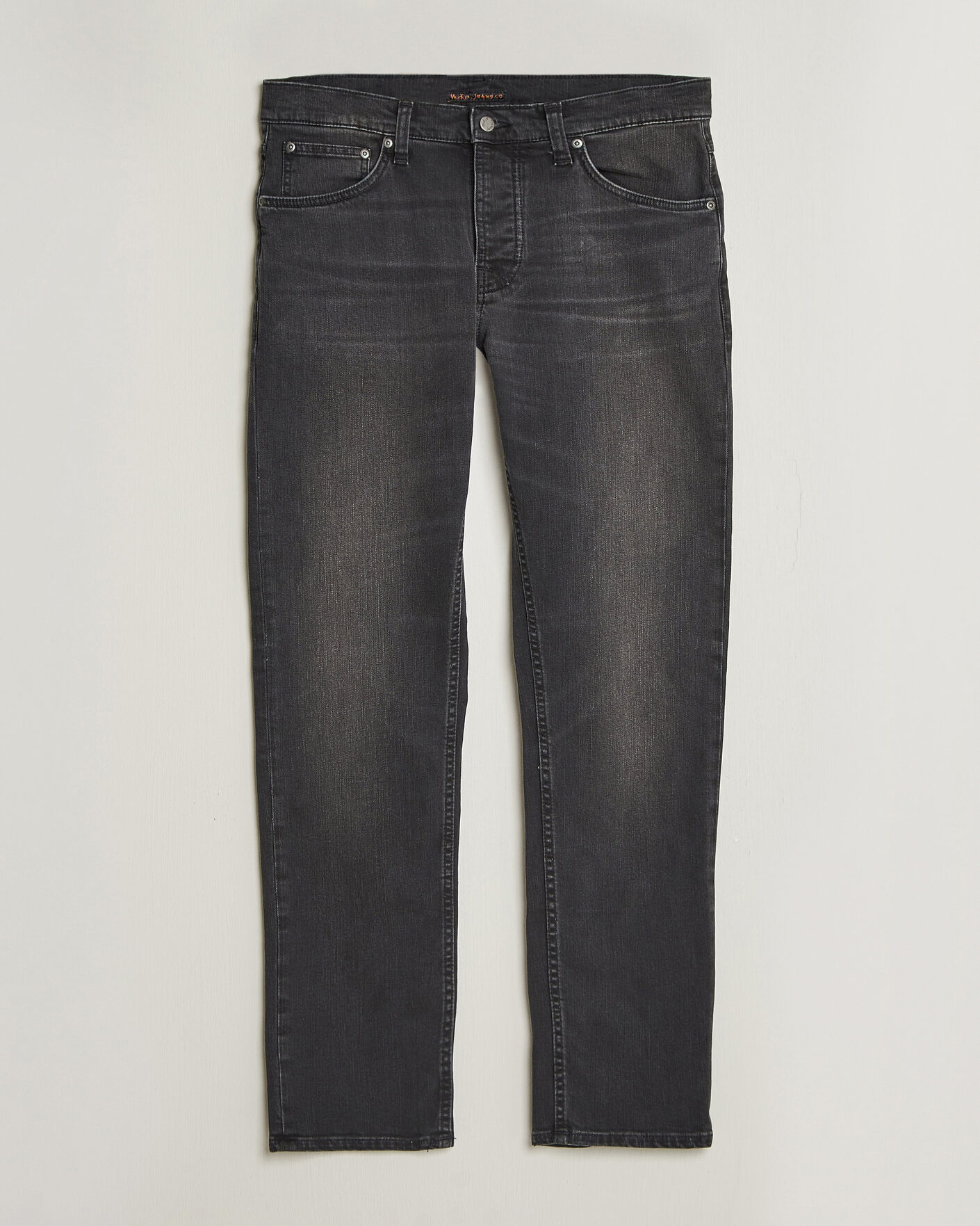 Men | Jeans | Nudie Jeans | Solid Ollie Jeans Black Mist