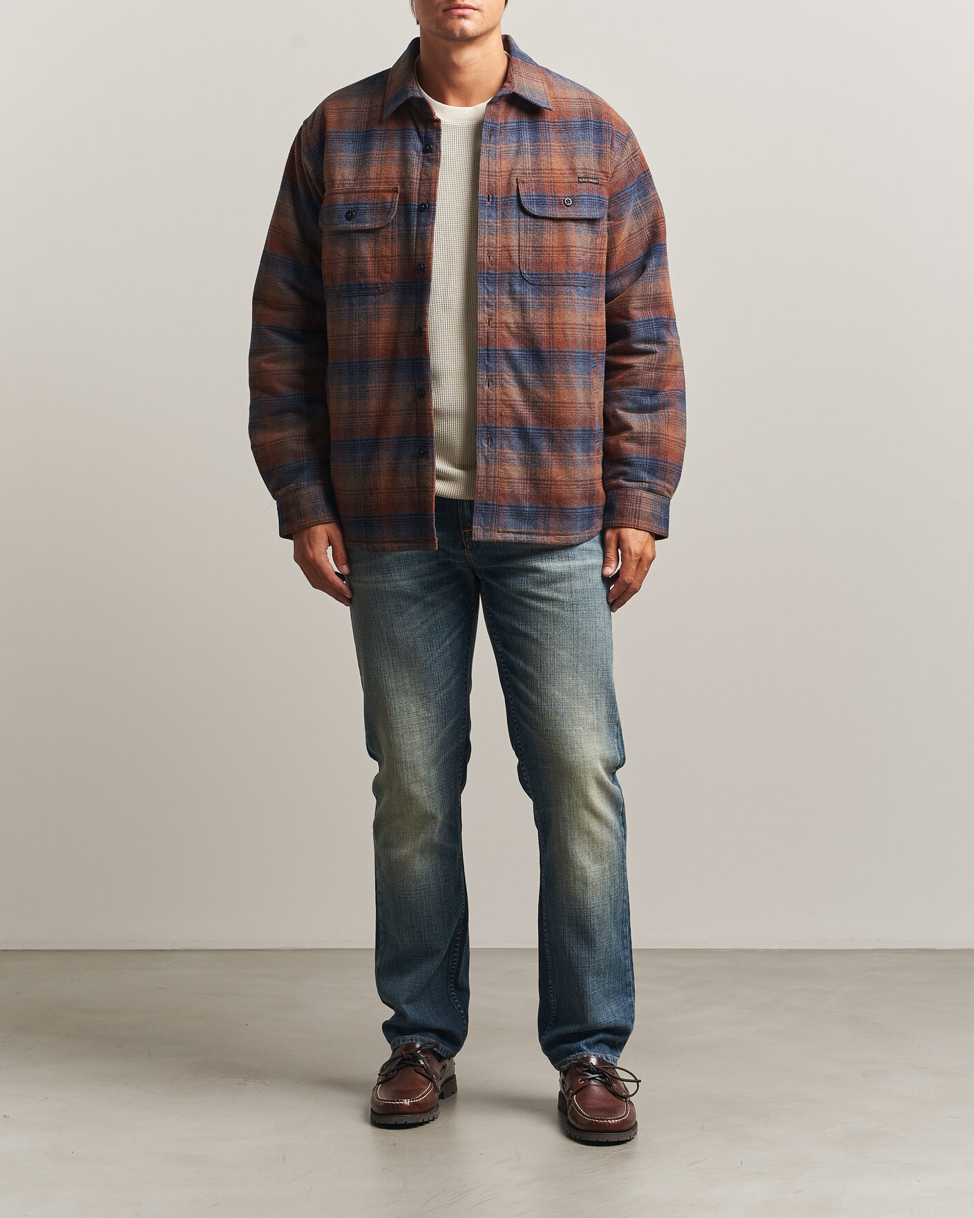 Men | Shirts | Nudie Jeans | Glenn Padded Checked Overshirt Multi