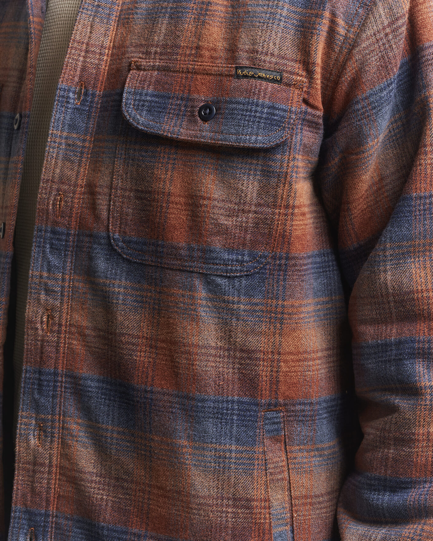Men | Shirts | Nudie Jeans | Glenn Padded Checked Overshirt Multi