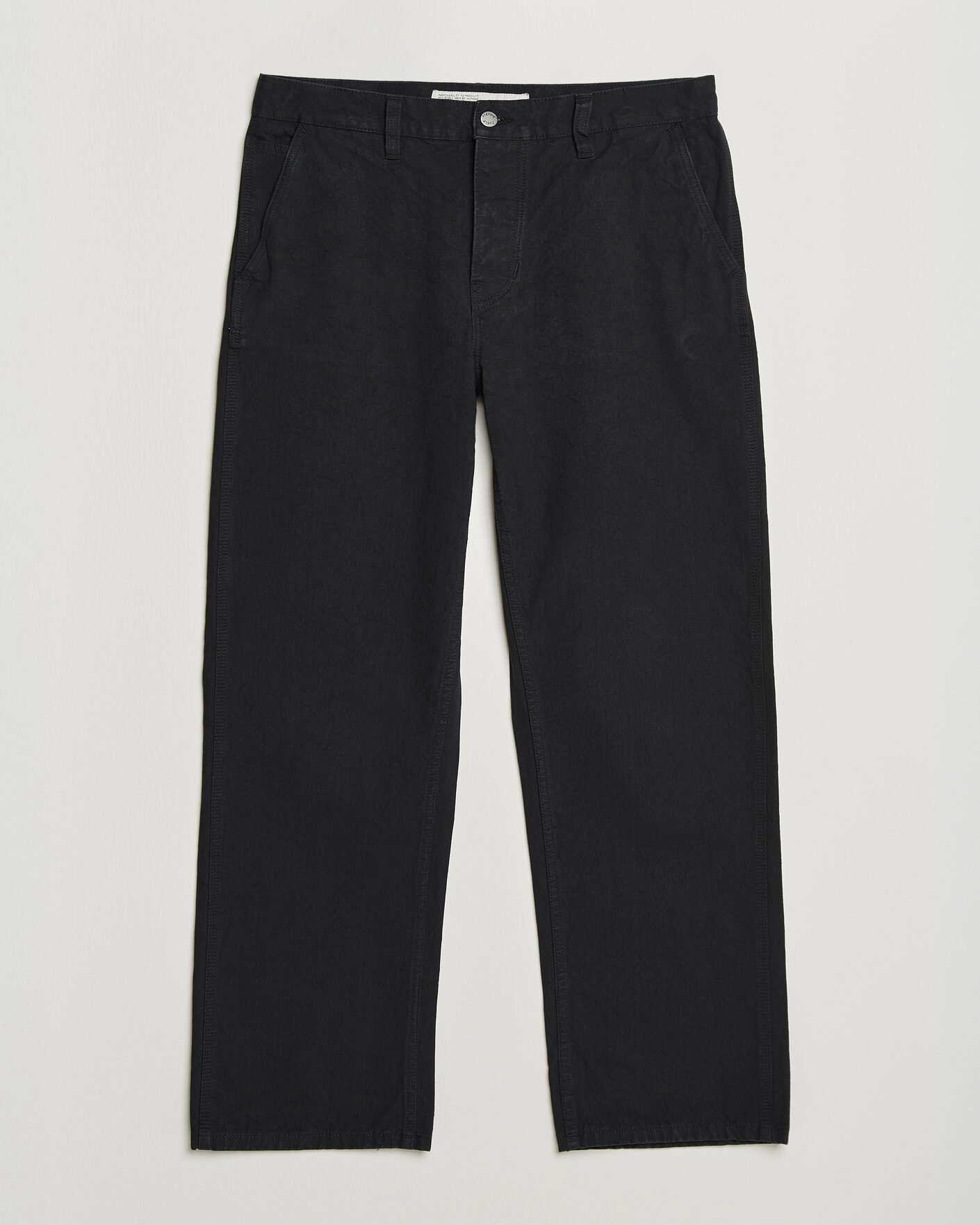 Men | Trousers | Nudie Jeans | Tuff Tony Duck Canvas Pants Black