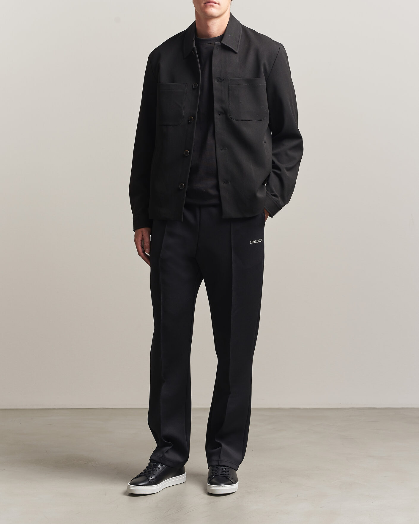 Men | Trousers | LES DEUX | Ballier Casual Track Pants Black