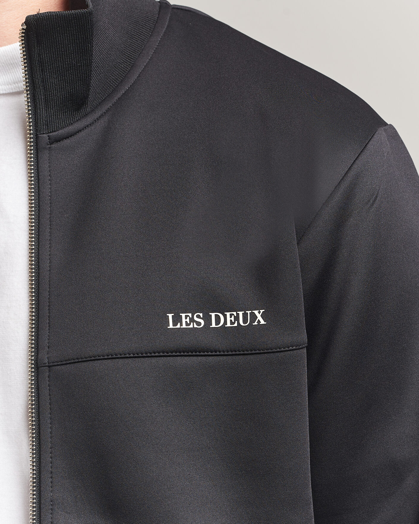 Men | Sweaters & Knitwear | LES DEUX | Ballier Track Jacket Black