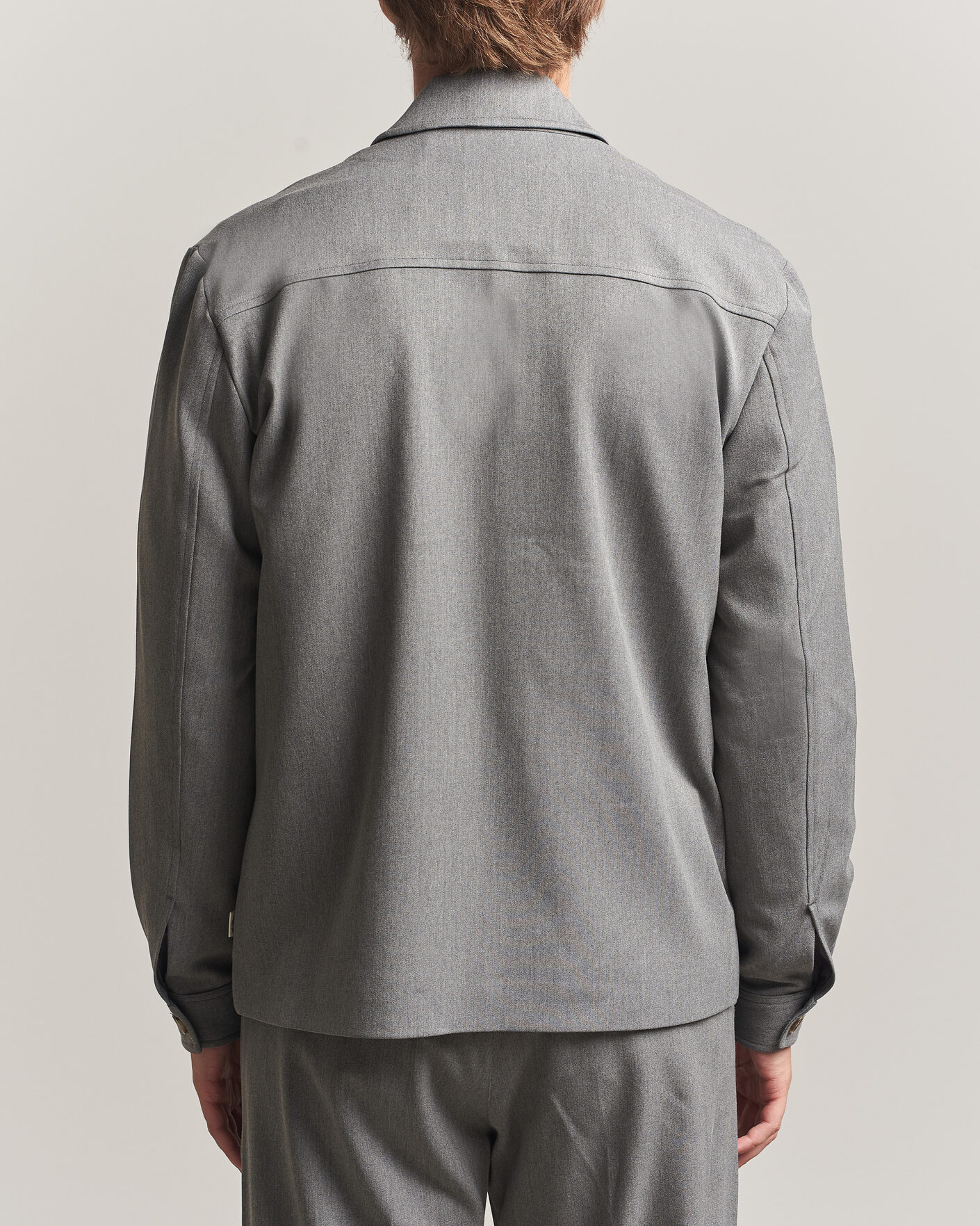 Men | Shirts | LES DEUX | Marsielle Hybrid Jacket Grey Melange