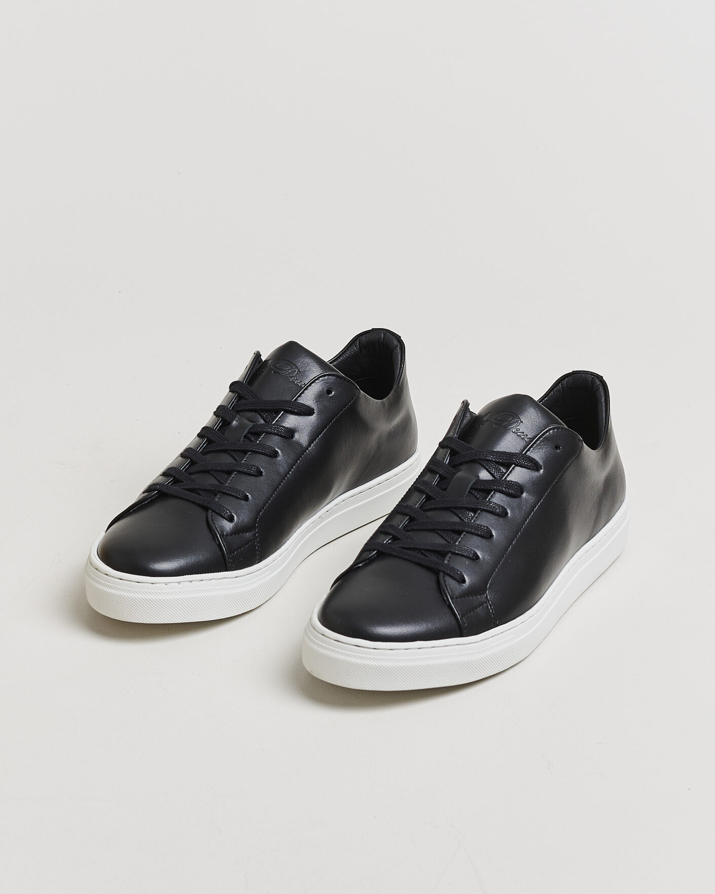 Men | Sneakers | LES DEUX | Signature Leather Sneaker Black
