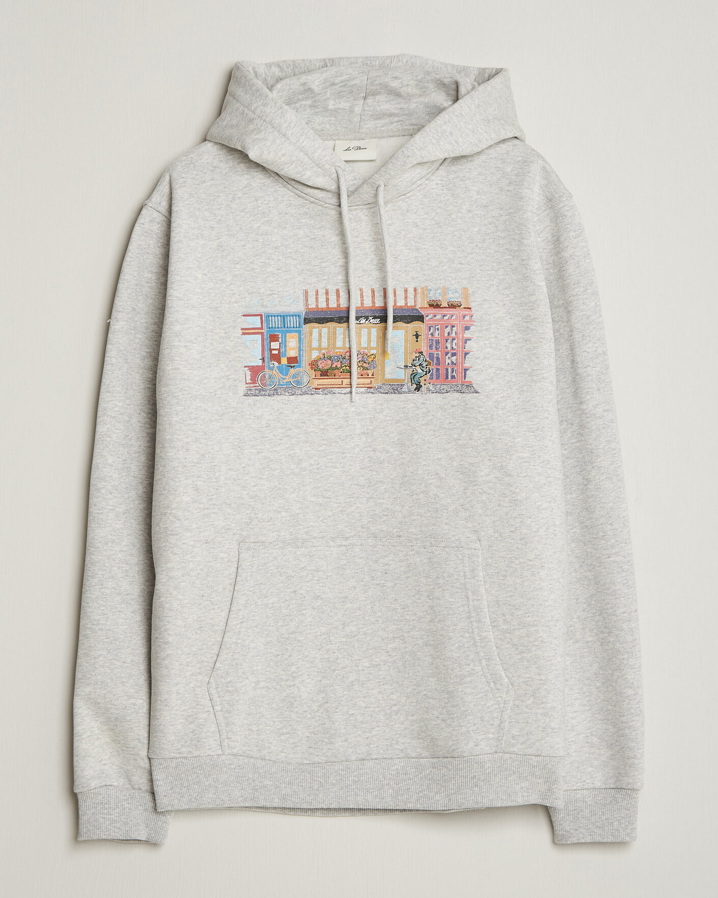 Men | Sweaters & Knitwear | LES DEUX | Market Hoodie Snow Melange