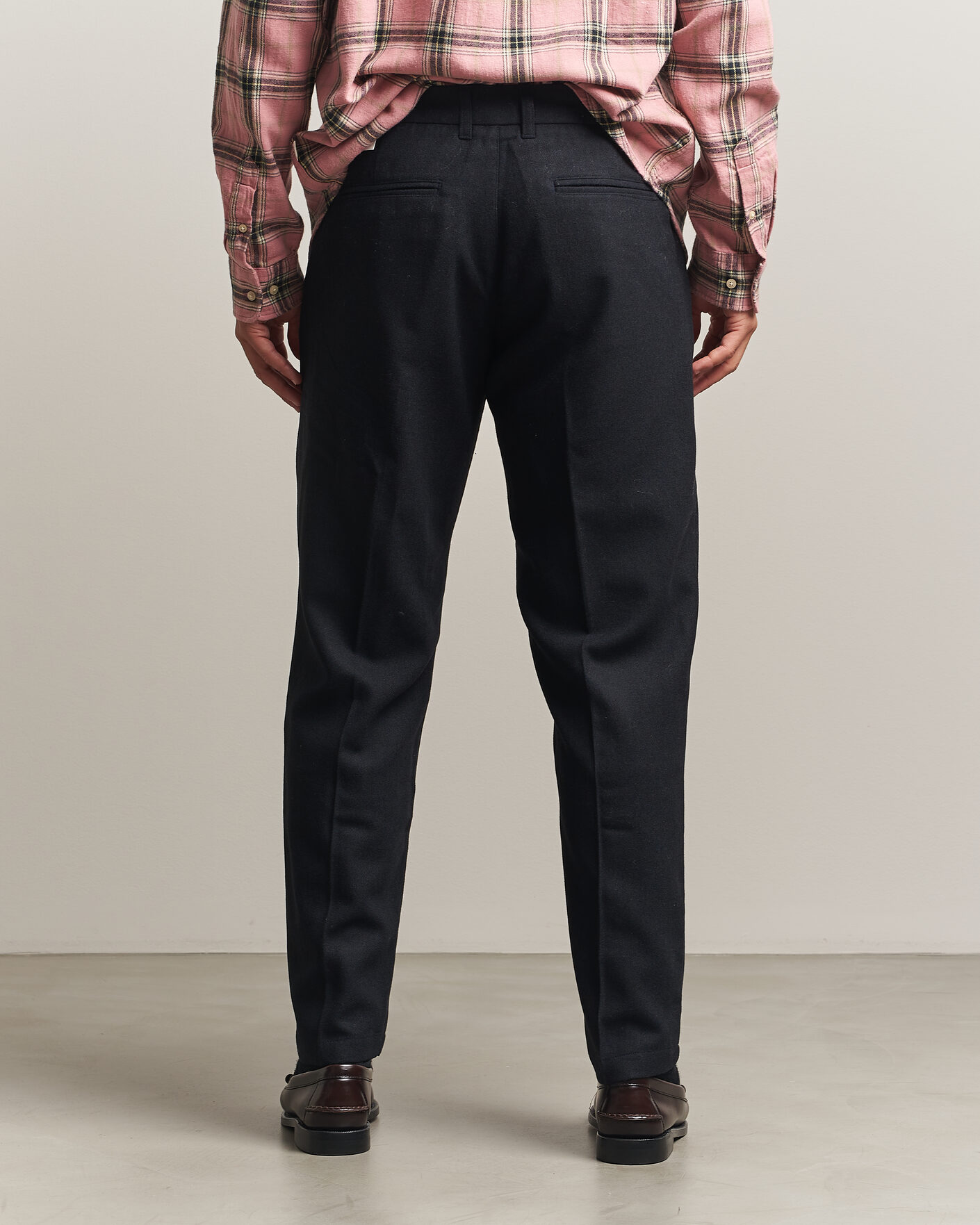 Men | Trousers | LES DEUX | Wool Reg Suit Pants Dark Navy