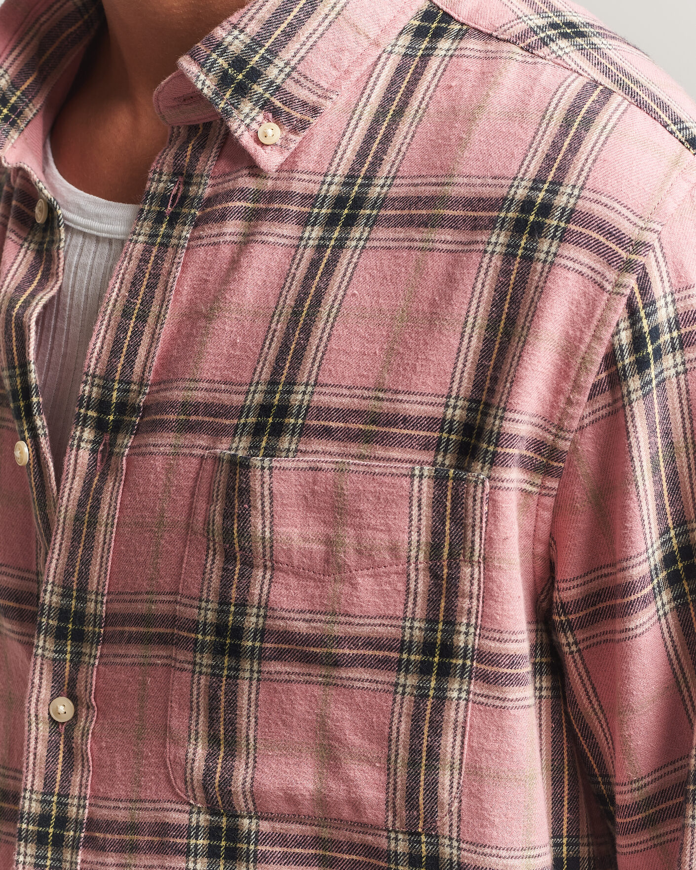 Men | Shirts | LES DEUX | Vintage Check Shirt India Ink