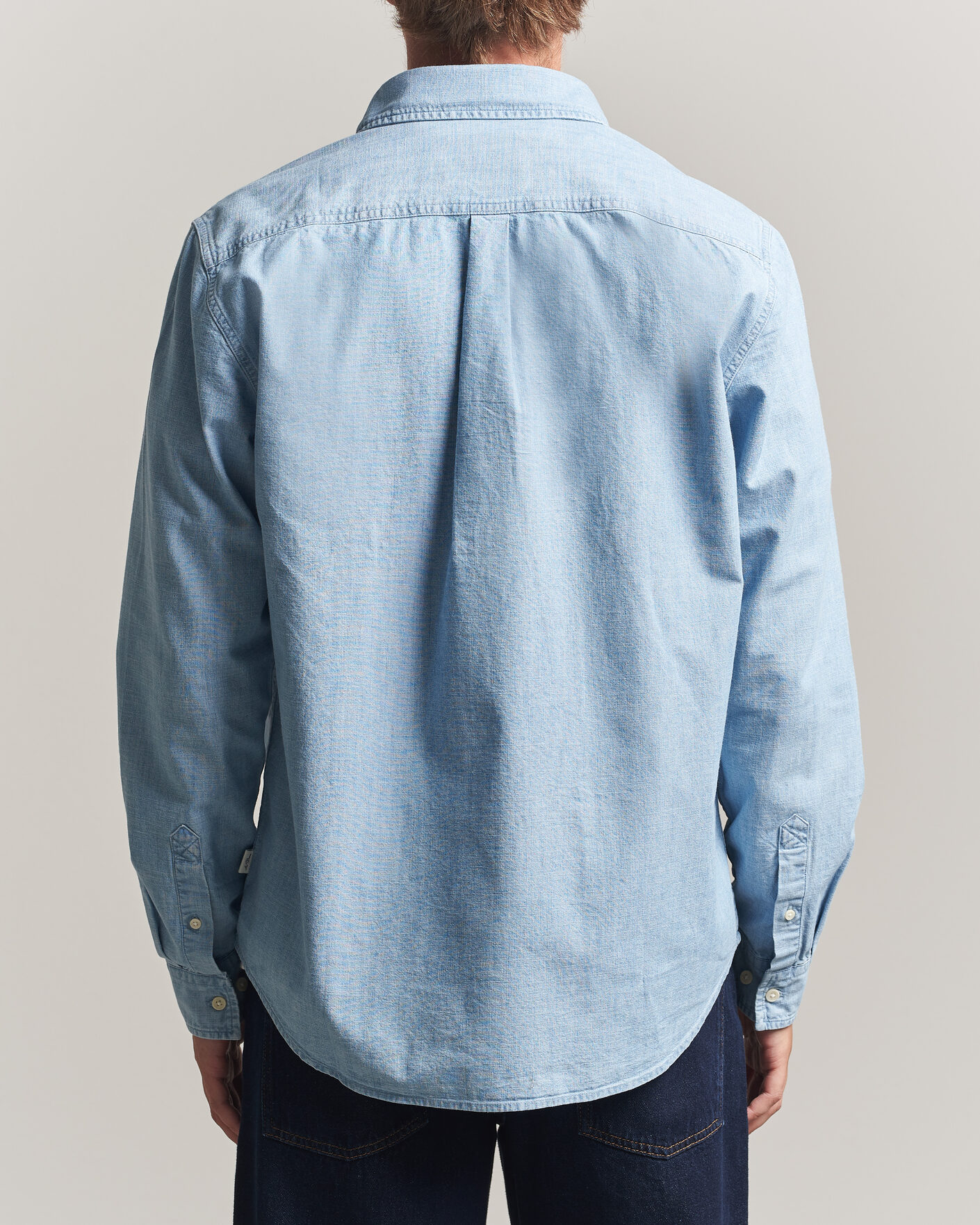 Men | Shirts | LES DEUX | Chambray Shirt Light Blue Wash